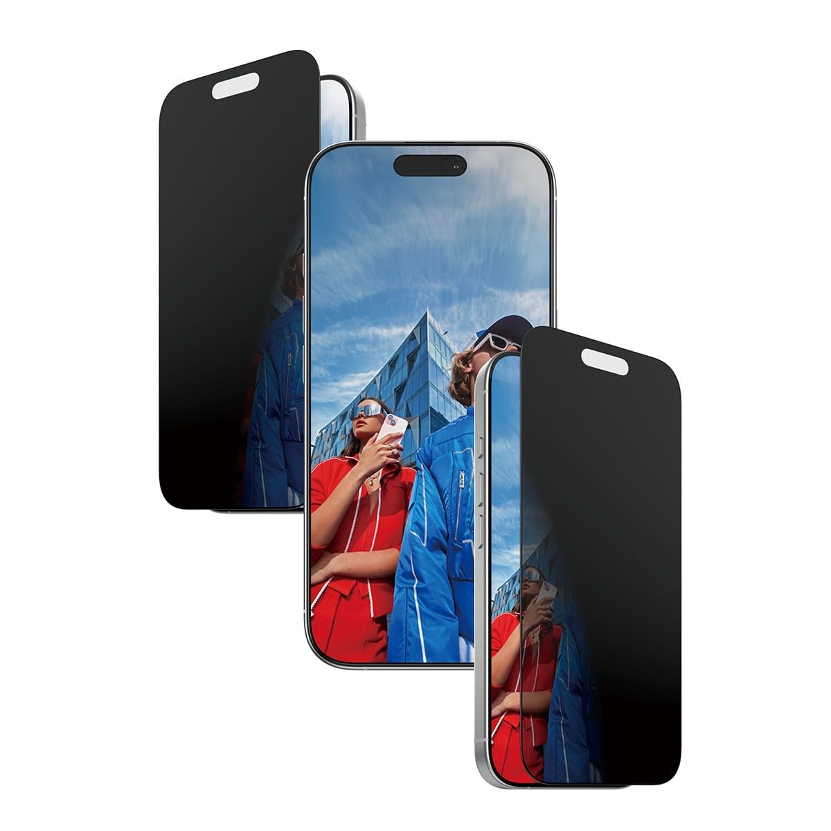 PanzerGlass 2-Way Privacy Displayschutz f&uuml;r iPhone 17, iPhone 16 Pro, Ultra-Wide Fit mit EasyAligner (PG93414) - Bild 1