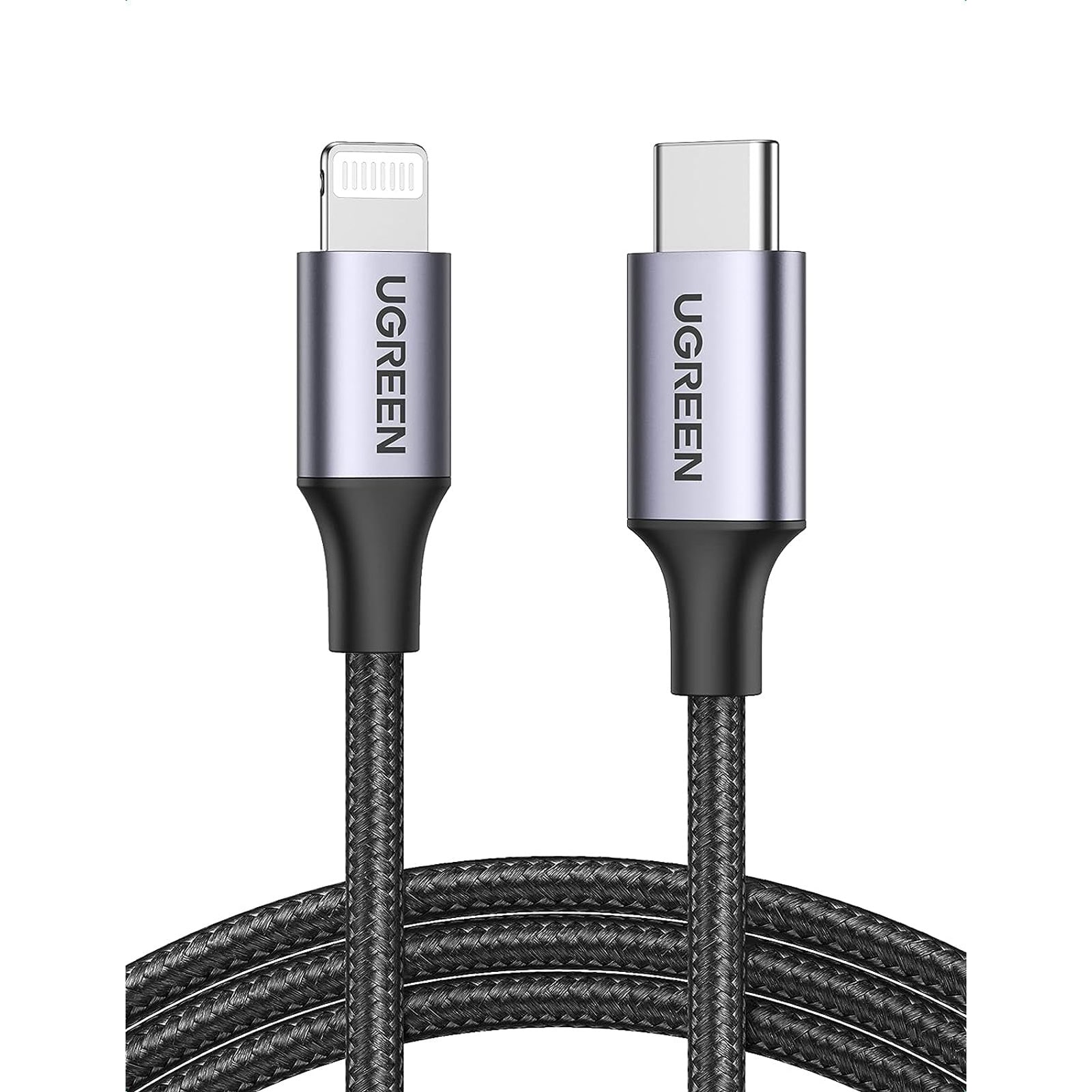 uGreen Lightning Kabel UGR LIGHT. TO TYPE-C 1M BK - Bild 1