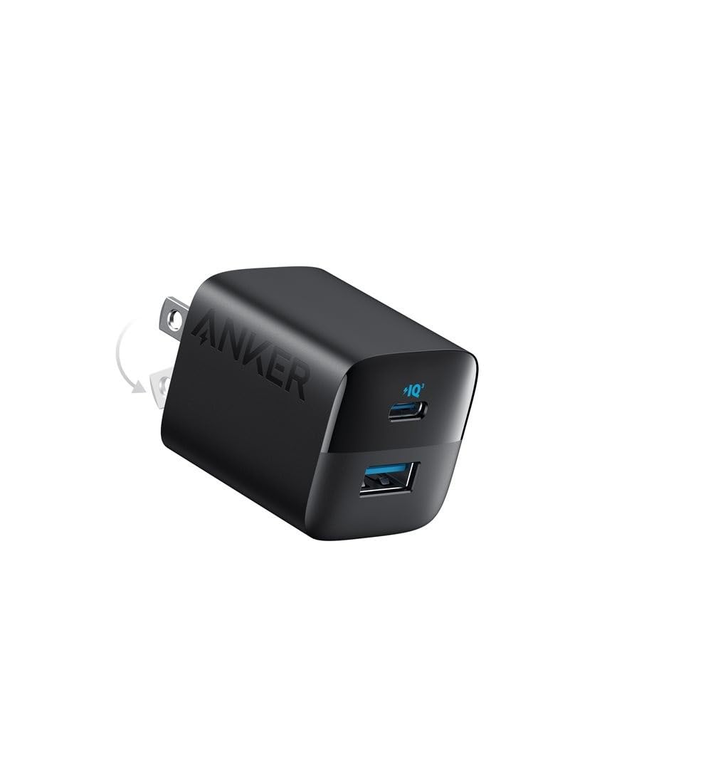 Anker 323 Ladeger&auml;t (33 W), USB-C und USB-A, Schwarz (PowerIQ 3.0) - Bild 1