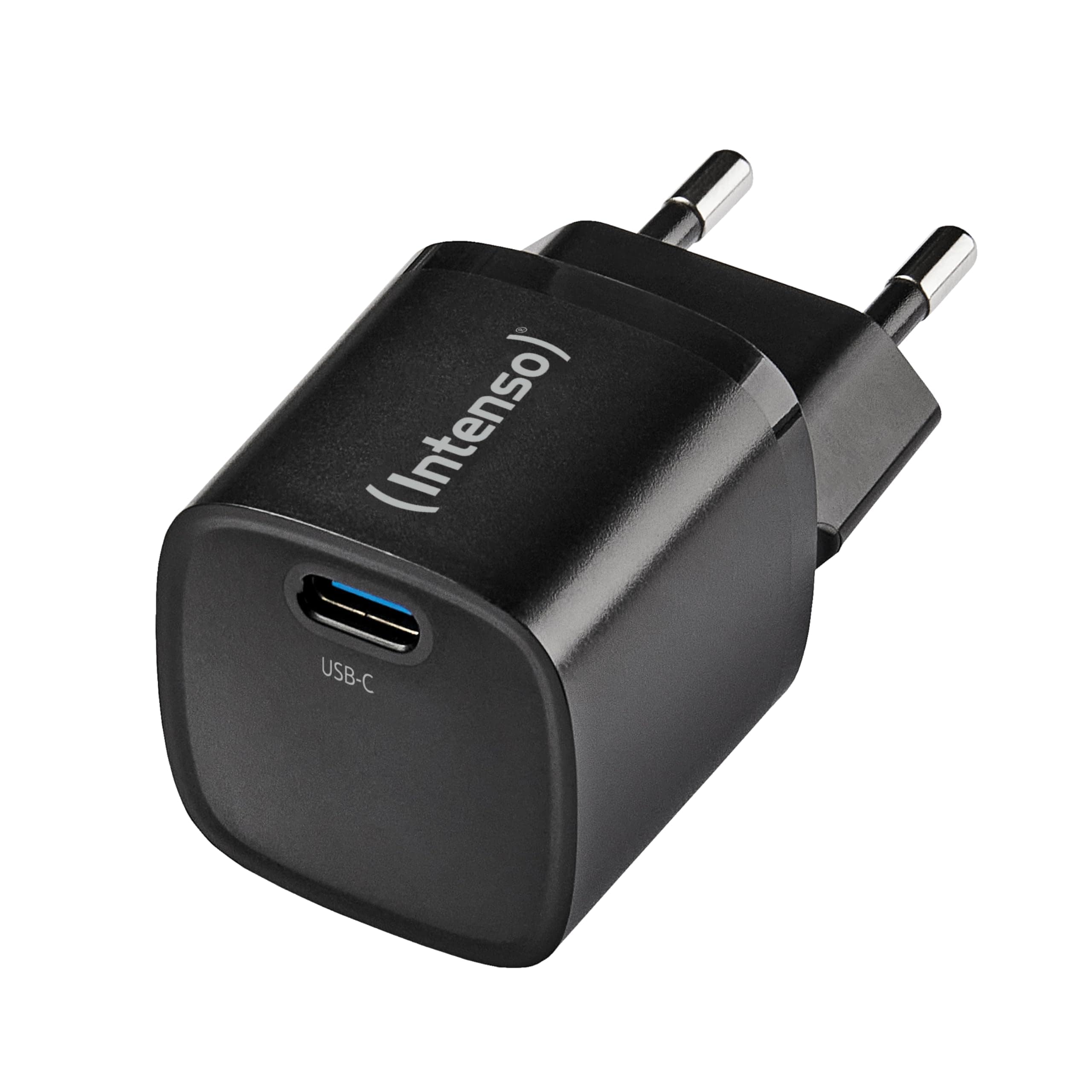 Intenso Power Adapter W30C&sup2; GaN 30W, Schwarz (USB-C, PD 3.0) - Bild 1