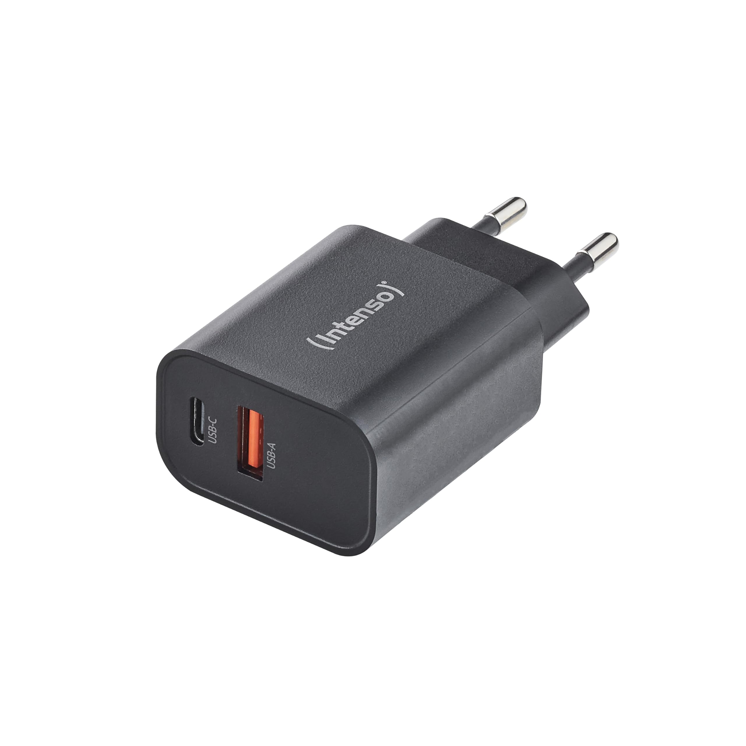 Intenso Power Adapter W30AC, 30W, USB-A und USB-C, Schwarz (7803010) - Bild 1
