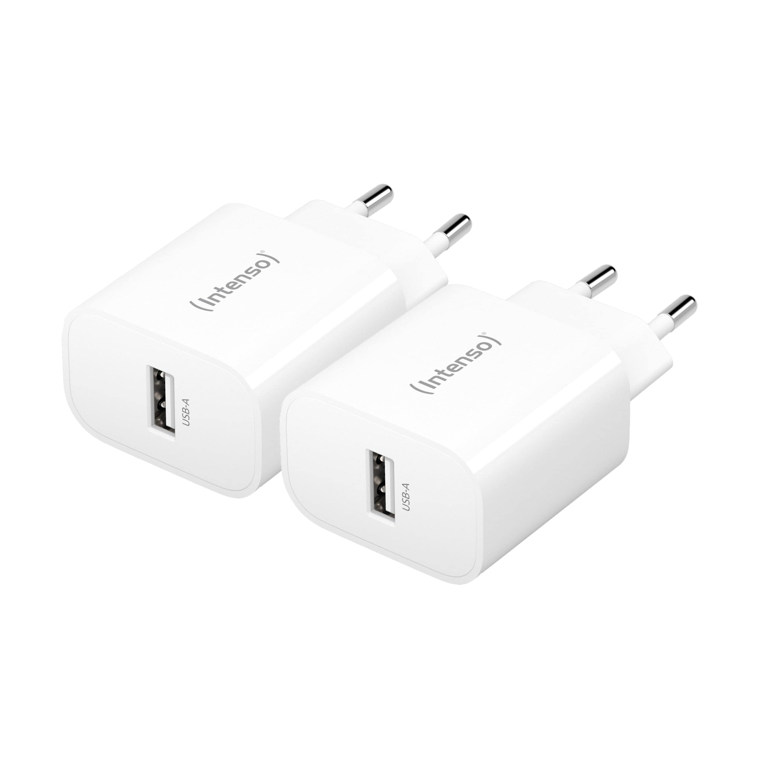 Intenso Power Adapter W5A Doppelpack, 5W, USB-A, Wei&szlig; (7800522) - Bild 1