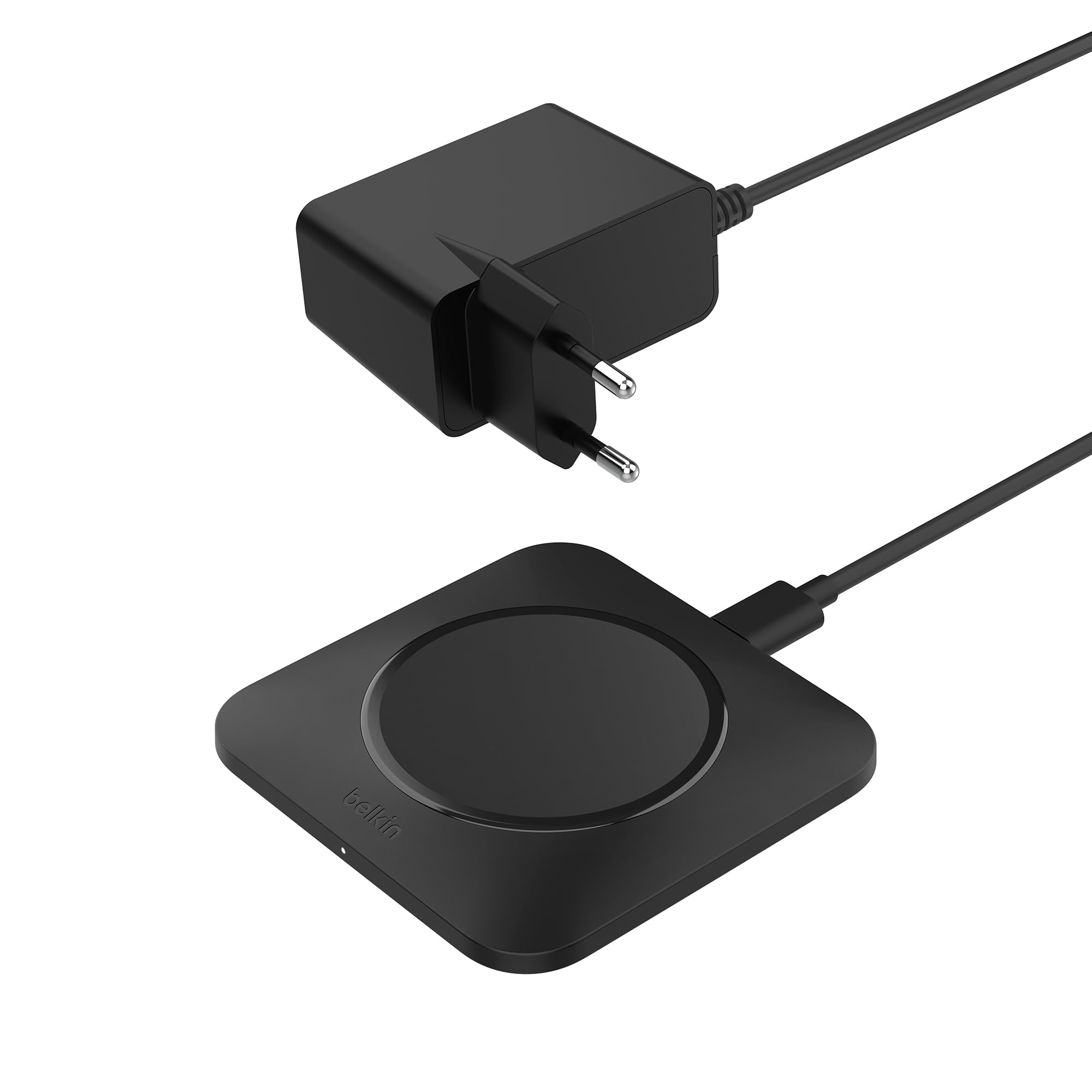 BELKIN BoostCharge Pro Neu Kabelloses Universal Easy Align Ladepad (15 W), Schwarz (WIA007vfBK) - Bild 1