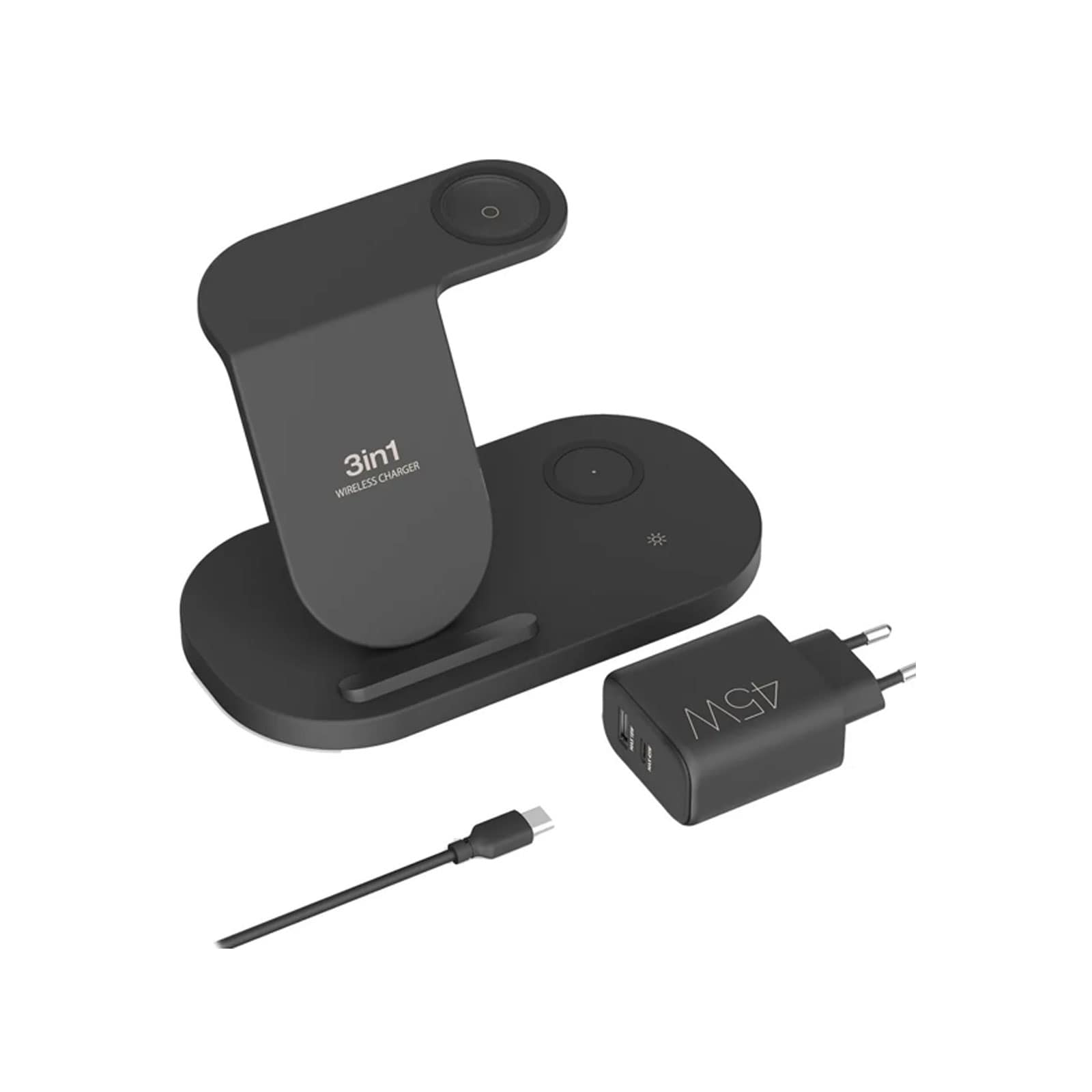 Samsung Power Paket, 45W Adapter, 3-in-1 Ladestation &; USB-C Kabel - Bild 1