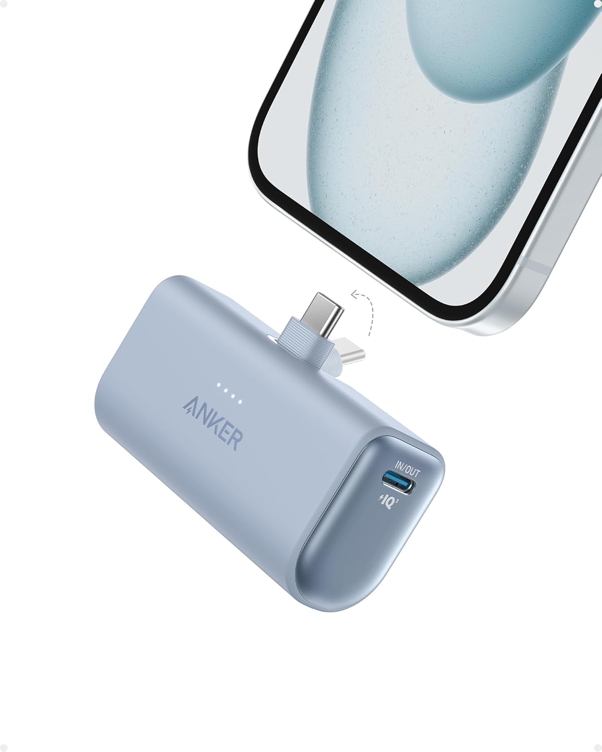 Anker Nano Powerbank (5.000mAh, 22,5W, USB-C), Schwarz - Bild 1