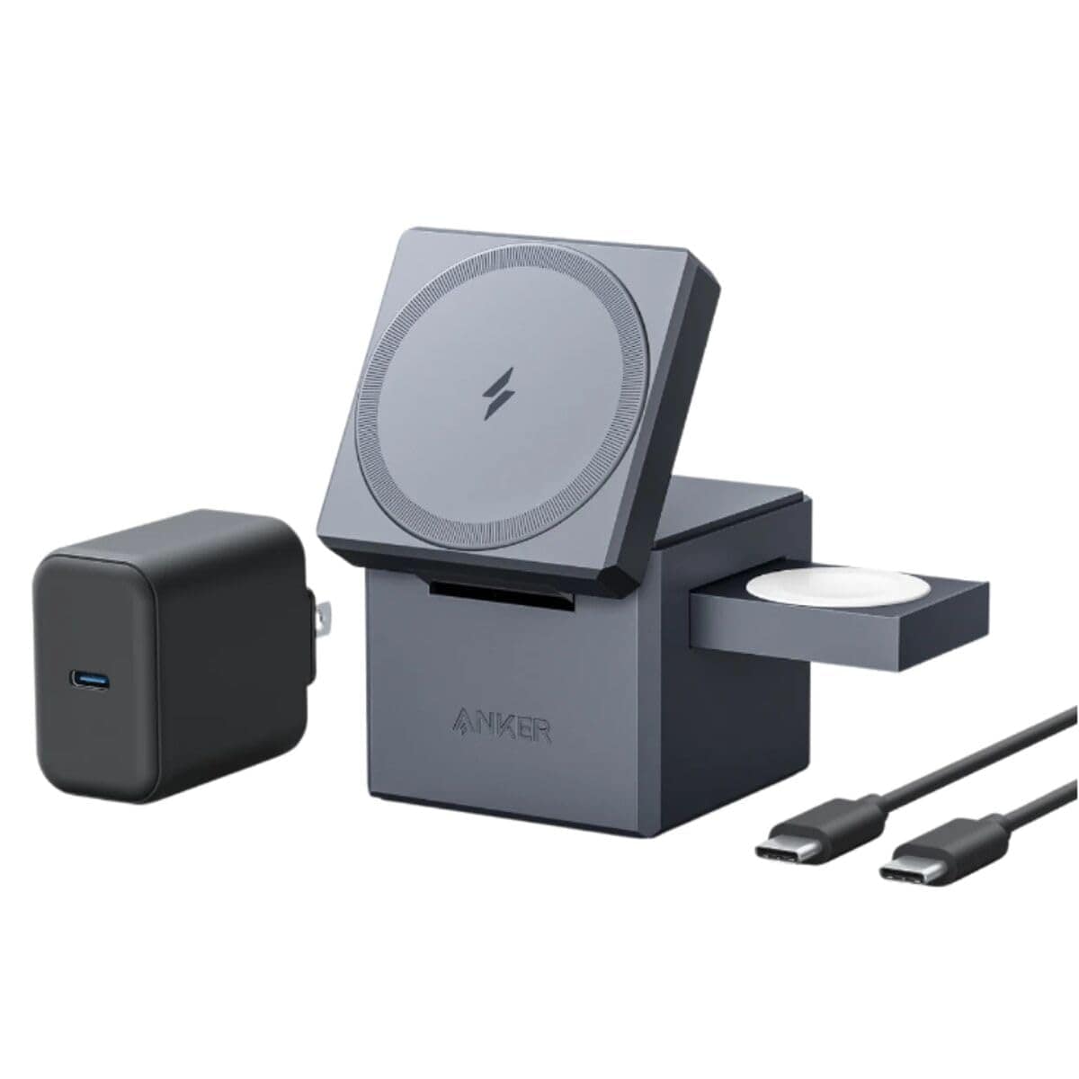 Anker 3-in-1 Ladw&uuml;rfel mit MagSafe - Bild 1