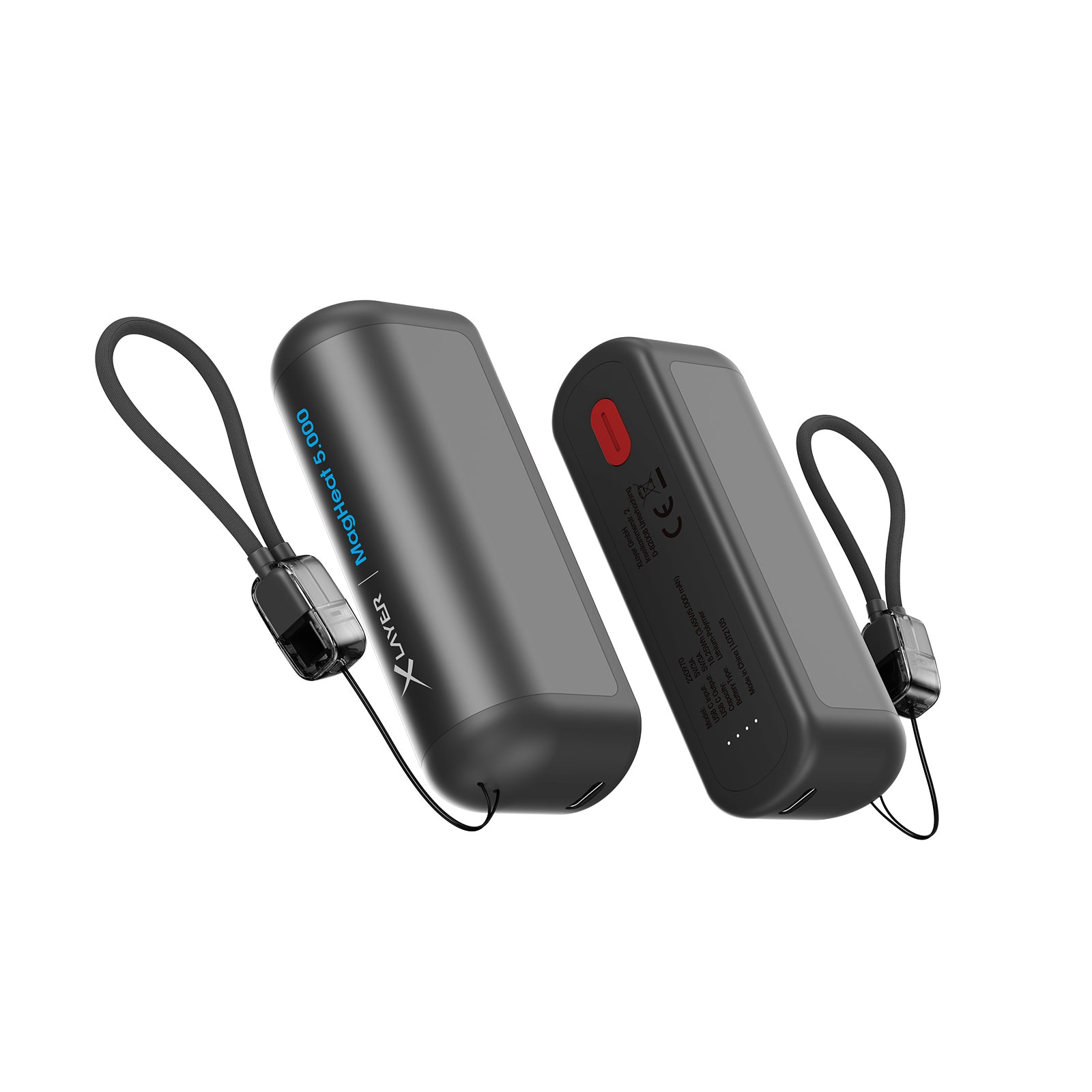 XLayer Powerbank Plus + Handw&auml;rmer Duo 2x 5000mAh, Schwarz - Bild 1