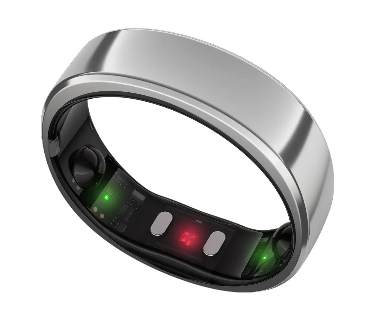 RingConn Smart Ring GEN 2, Future Silver, Gr. 13 Smartring - Bild 1