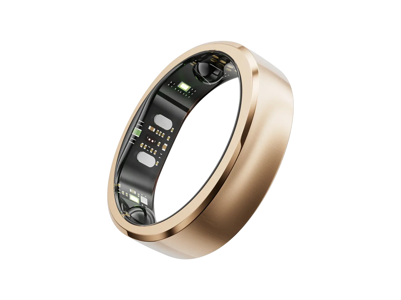 RingConn Smartring Gen 3, Gr. 11, Geb&uuml;rstetes Ros&eacute;gold - Bild 1