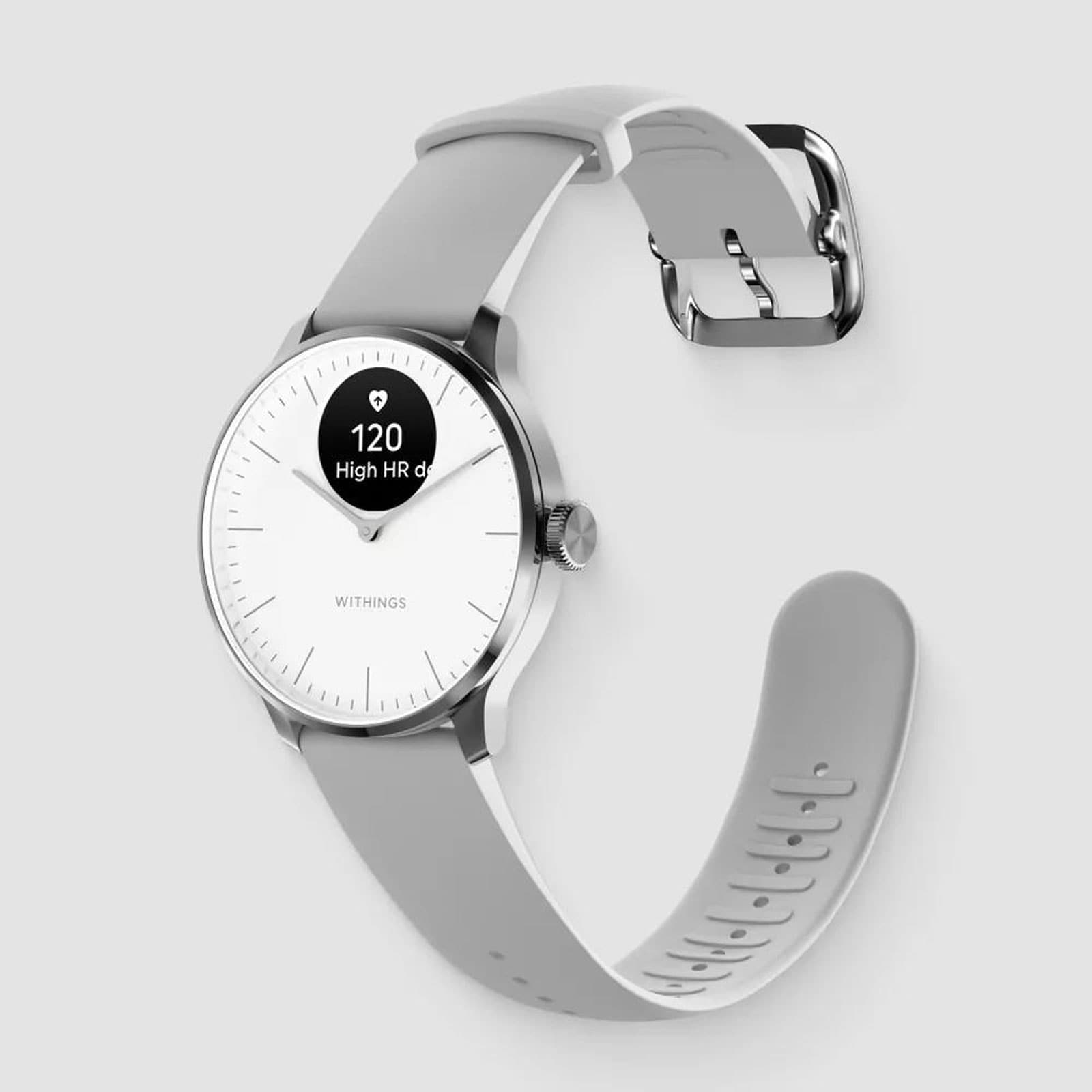 Withings ScanWatch Light 37mm OLED White Smartwatch - Bild 1