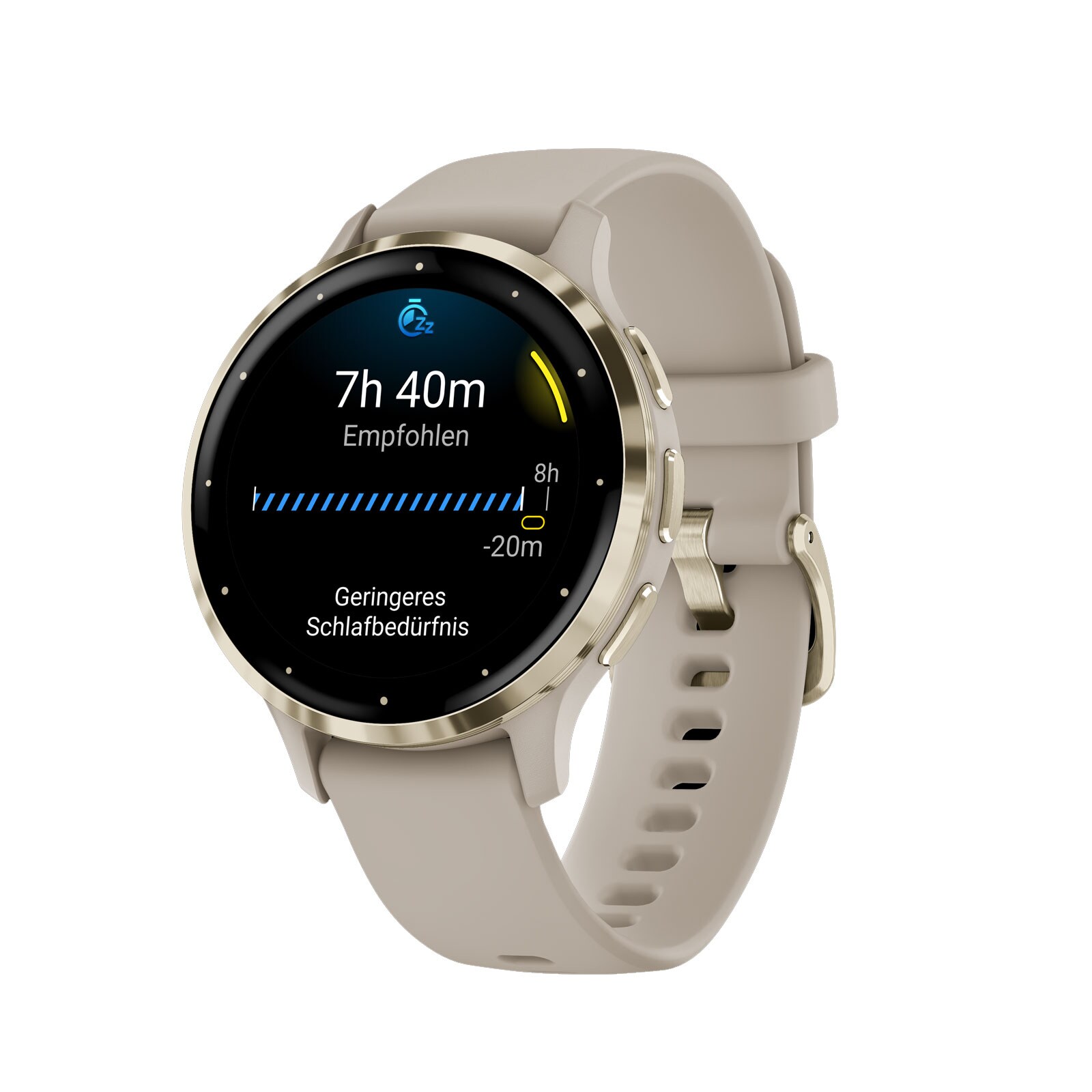 Garmin VENU 3S French Gray/Softgold Smartwatch (Herzfrequenzmessung) - Bild 1