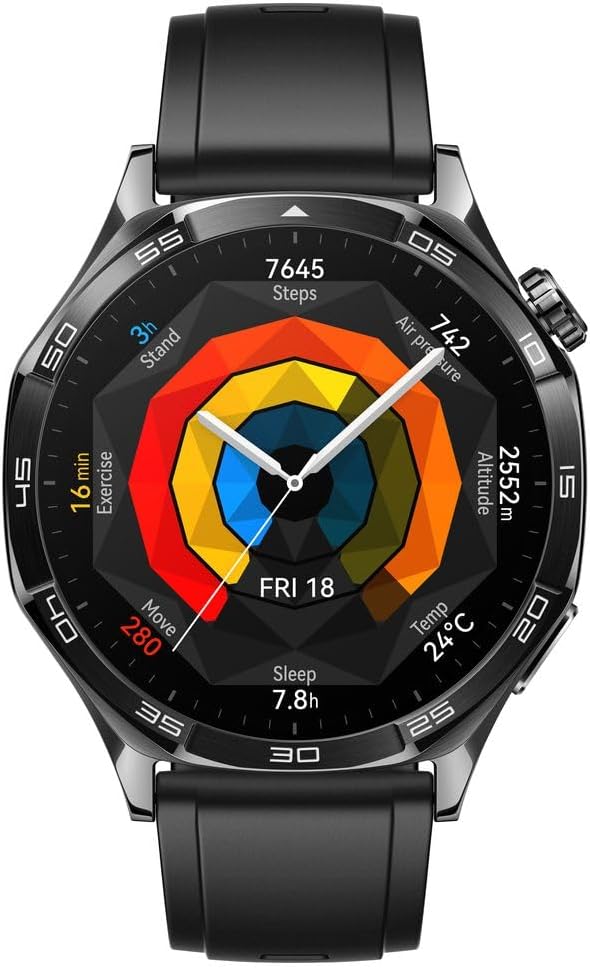 Huawei Watch GT5 46MM, Schwarz Smartwatch (Herzfrequenzmessung, Schrittz&auml;hler) - Bild 1