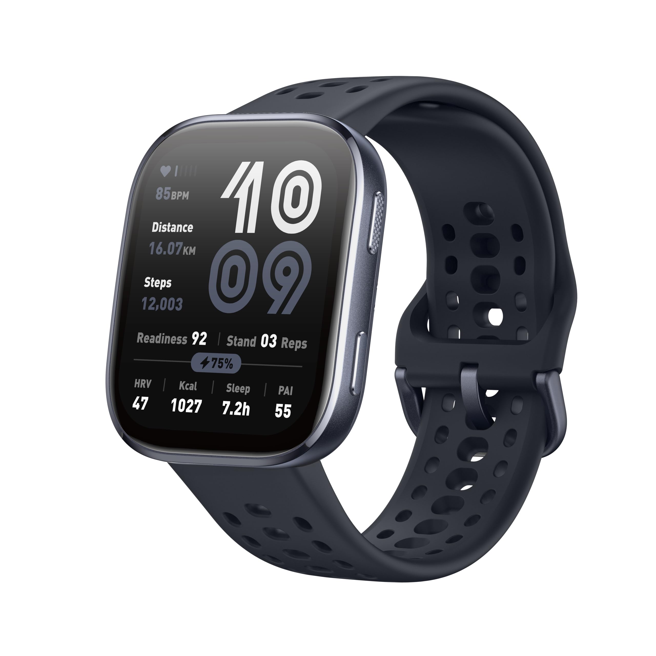 Amazfit BIP 6 - Schwarz Smartwatch (Herzfrequenzmessung, Schrittz&auml;hler) - Bild 1