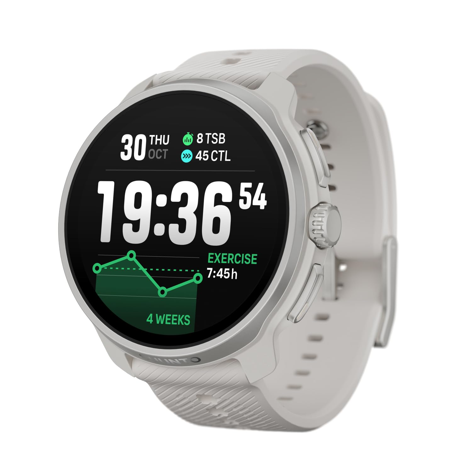 Suunto Race 2 Feather Grey, 49 mm Smartwatch (Herzfrequenzmessung, Schrittz&auml;hler, Kalorienverbrauch) - Bild 1