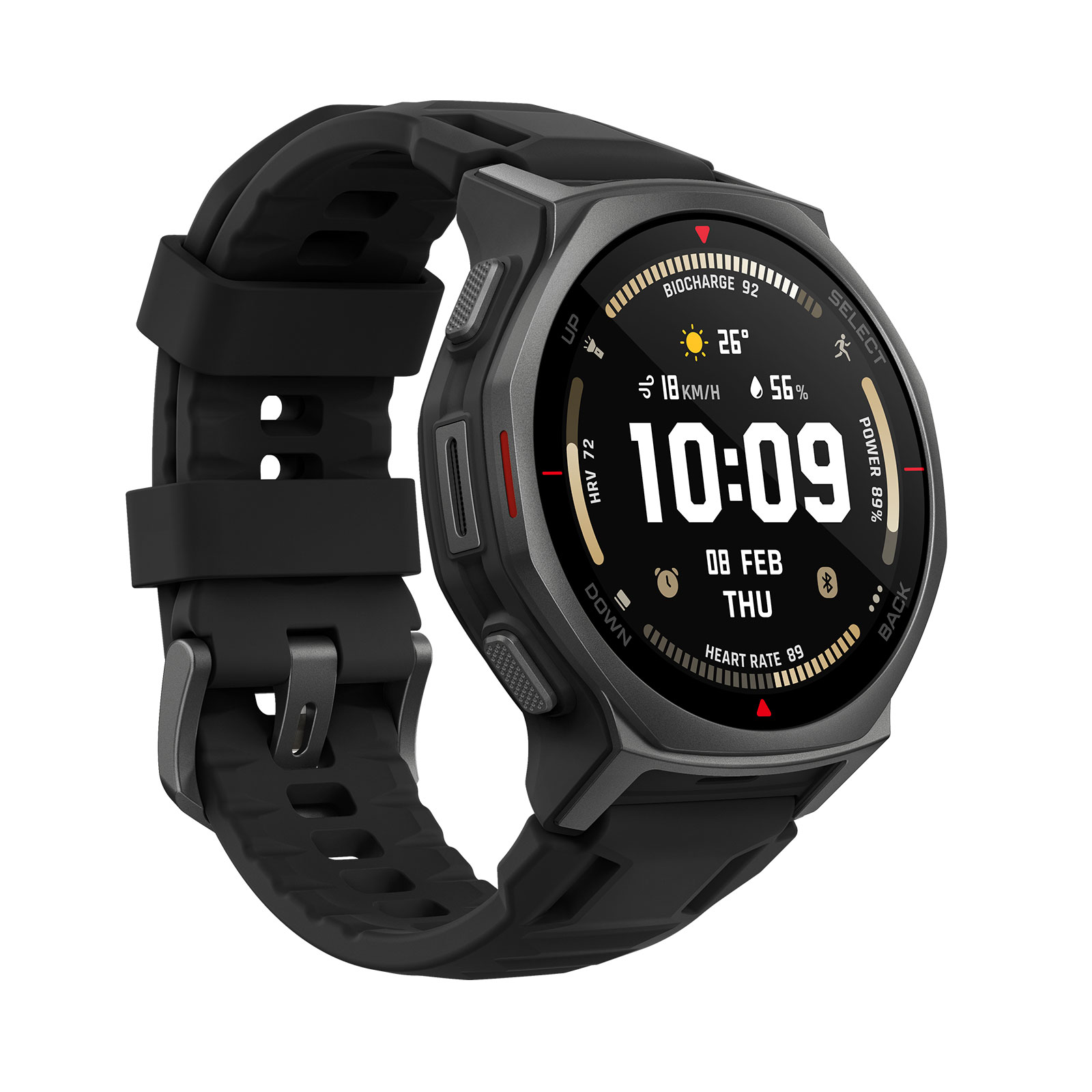 Amazfit T-Rex 3 Pro, 44mm, Tactical Black Smartwatch - Bild 1