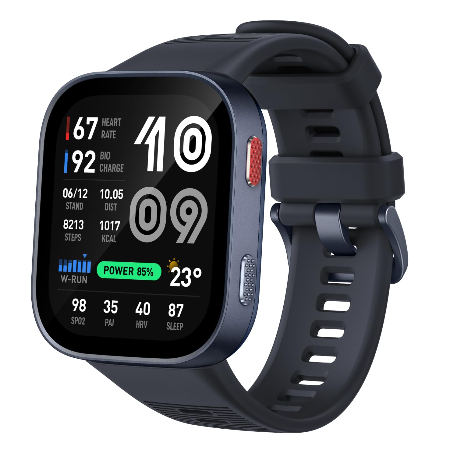 Amazfit Bip Max, Dark Blue Smartwatch (Herzfrequenzmessung, Schrittz&auml;hler) - Bild 1