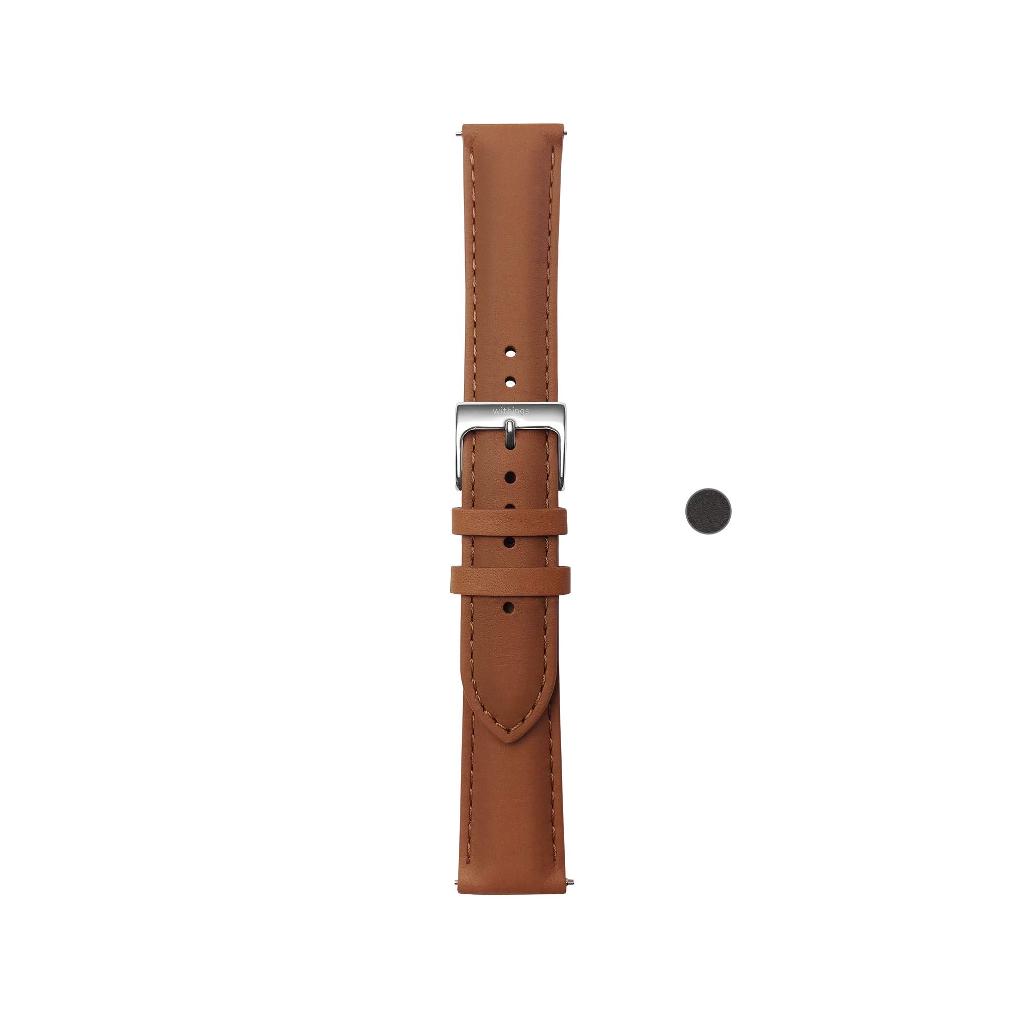 Withings Leather Wristband 20mm Braun Armband - Bild 1