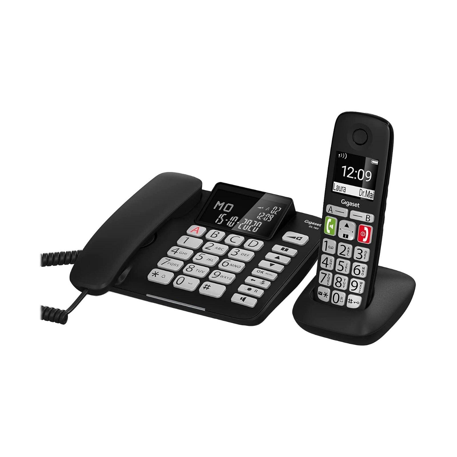 Gigaset DL780 Plus DECT Schnurlostelefon schwarz