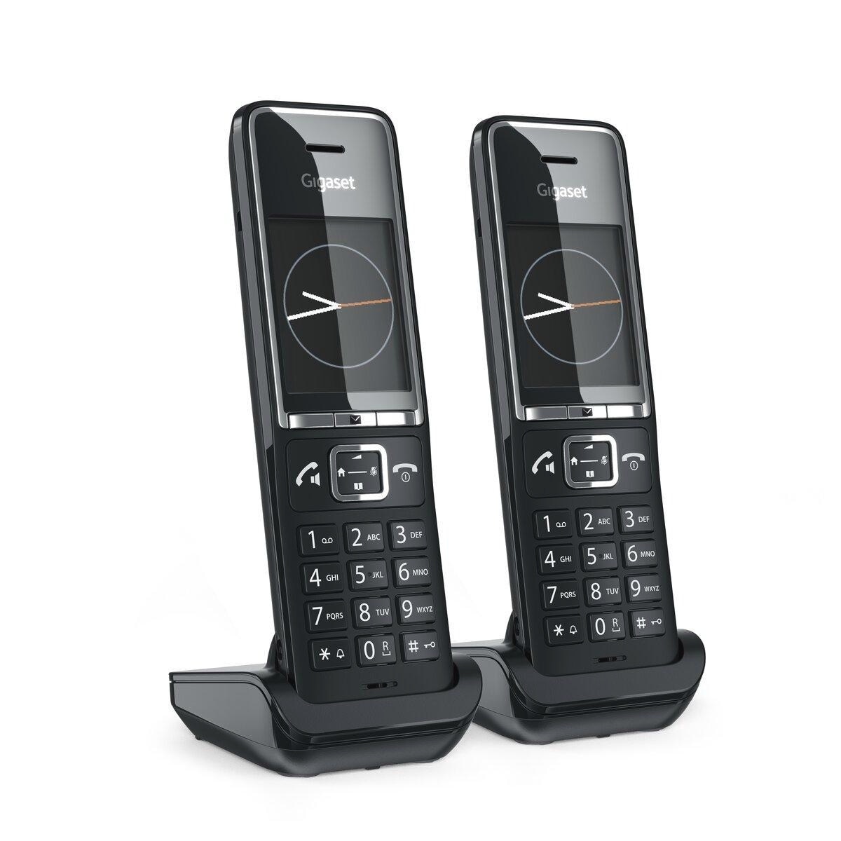 Gigaset COMFORT 550HX Duo, Schwarz (Seniorentelefon, Gro&szlig;e Tasten, 2 Mobilteile, DECT) - Bild 1