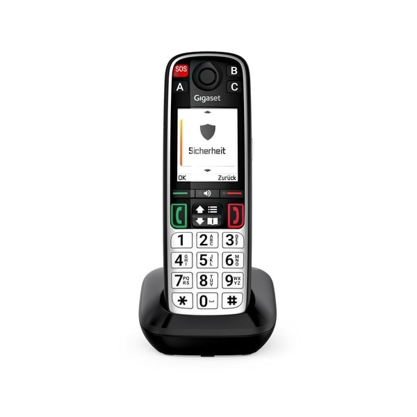 Gigaset Gigaset EASY 500, Schwarz (Mobilteil, DECT, Seniorentelefon) - Bild 1