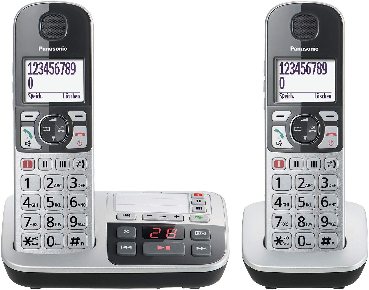 Panasonic KX-TGE522GS silber Seniorentelefon - Bild 1
