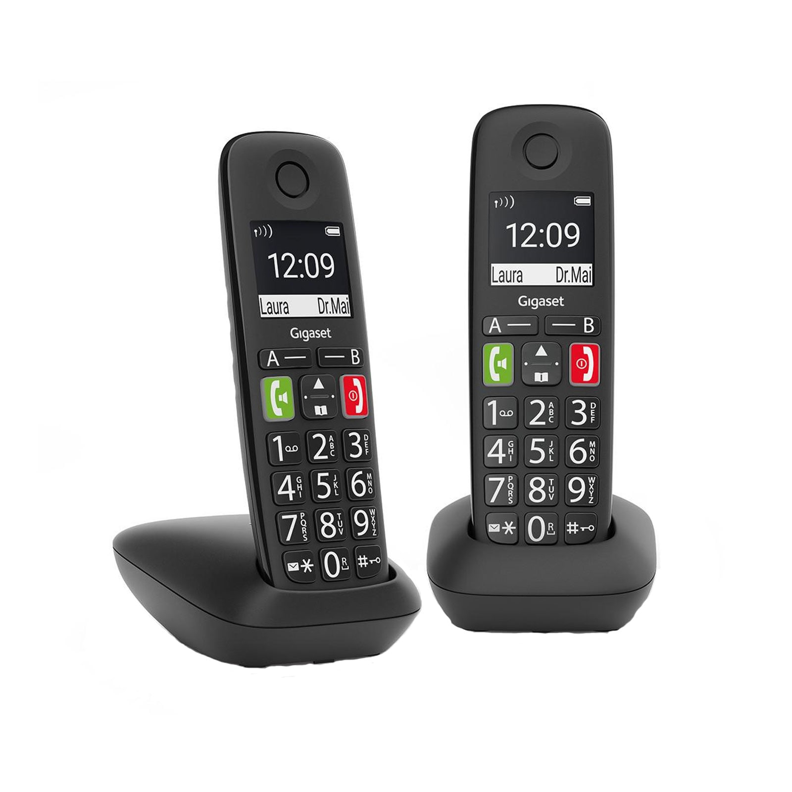Gigaset E 290A Duo schwarz - Bild 1