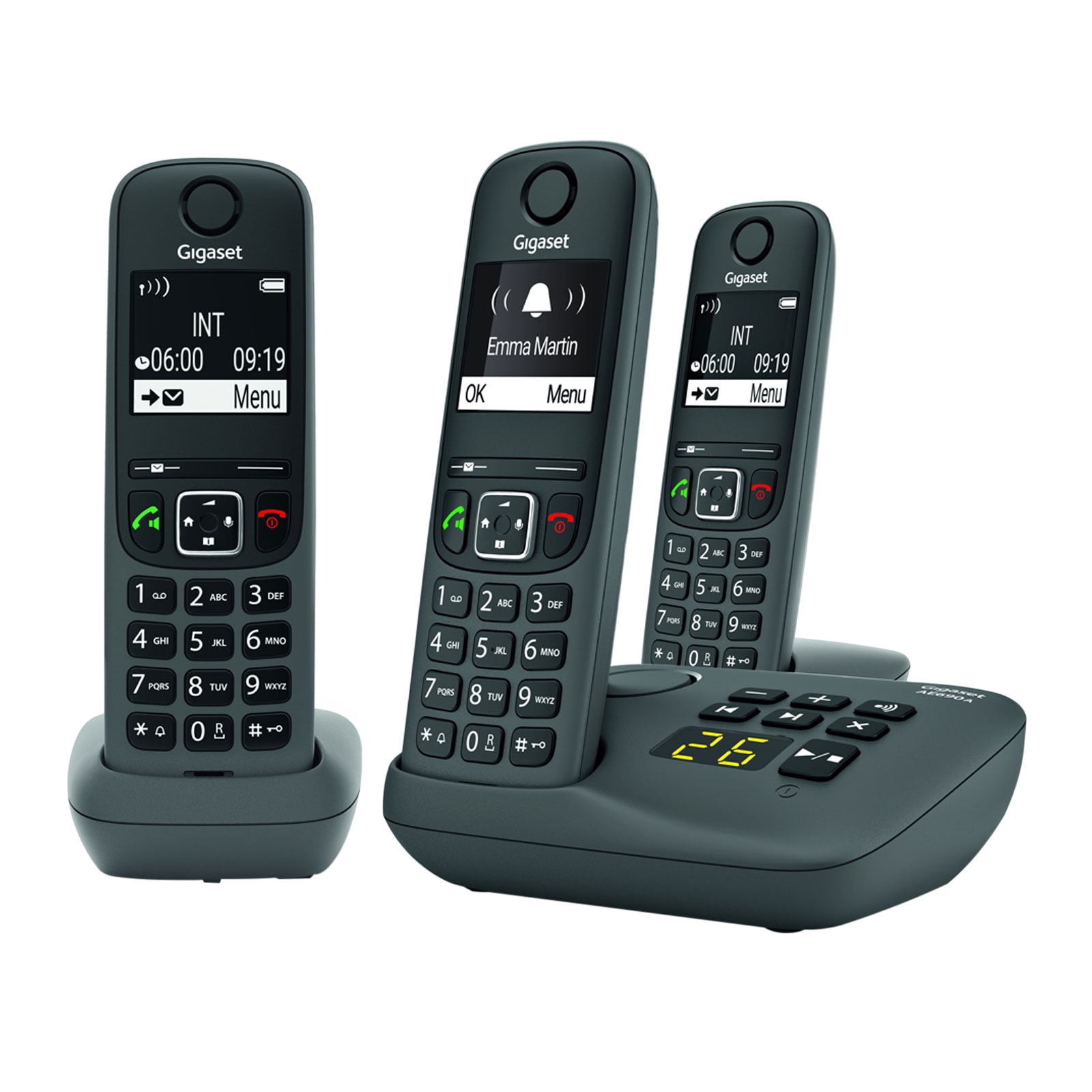 Gigaset AE 690A Trio anthrazit Festnetz-Telefon - Bild 1