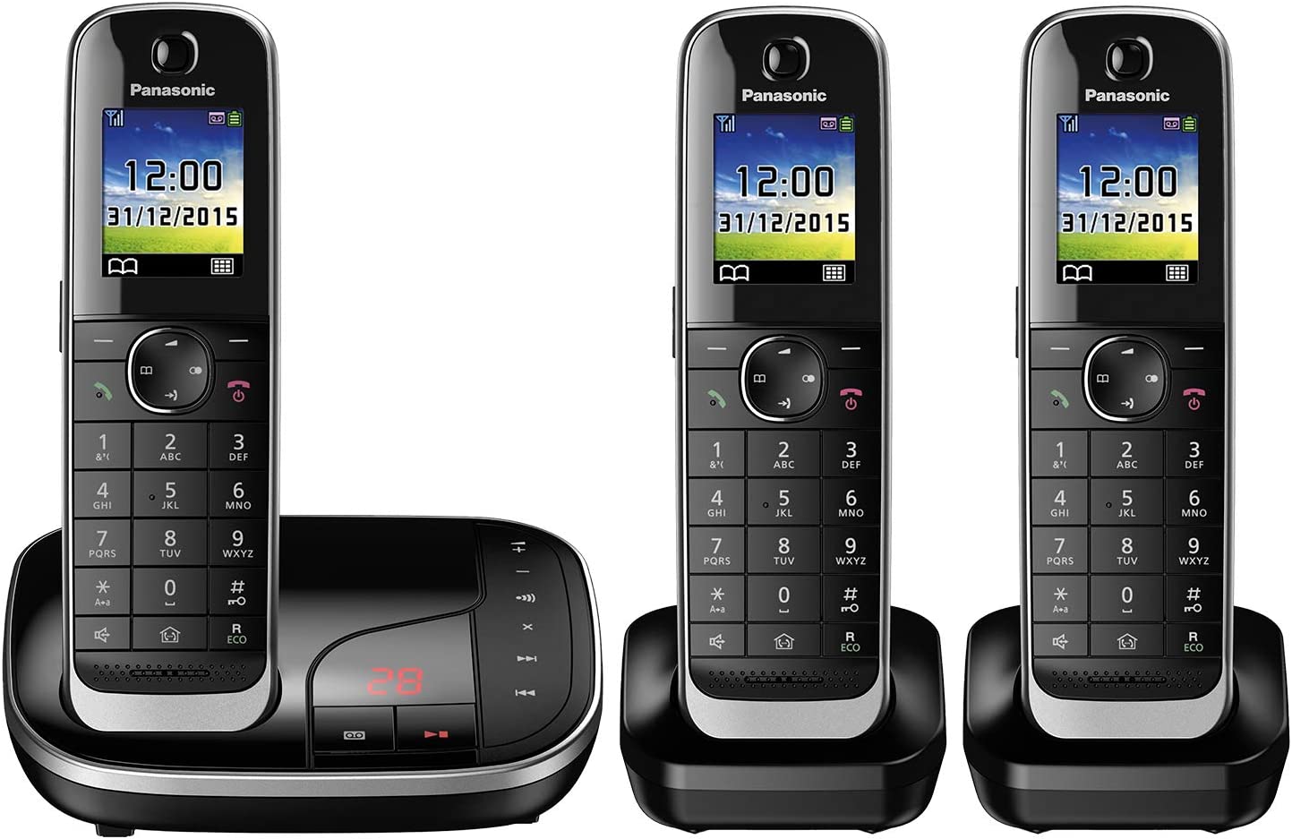 Panasonic KX-TGJ323GB Schnurlos Telefon schwarz - Bild 1