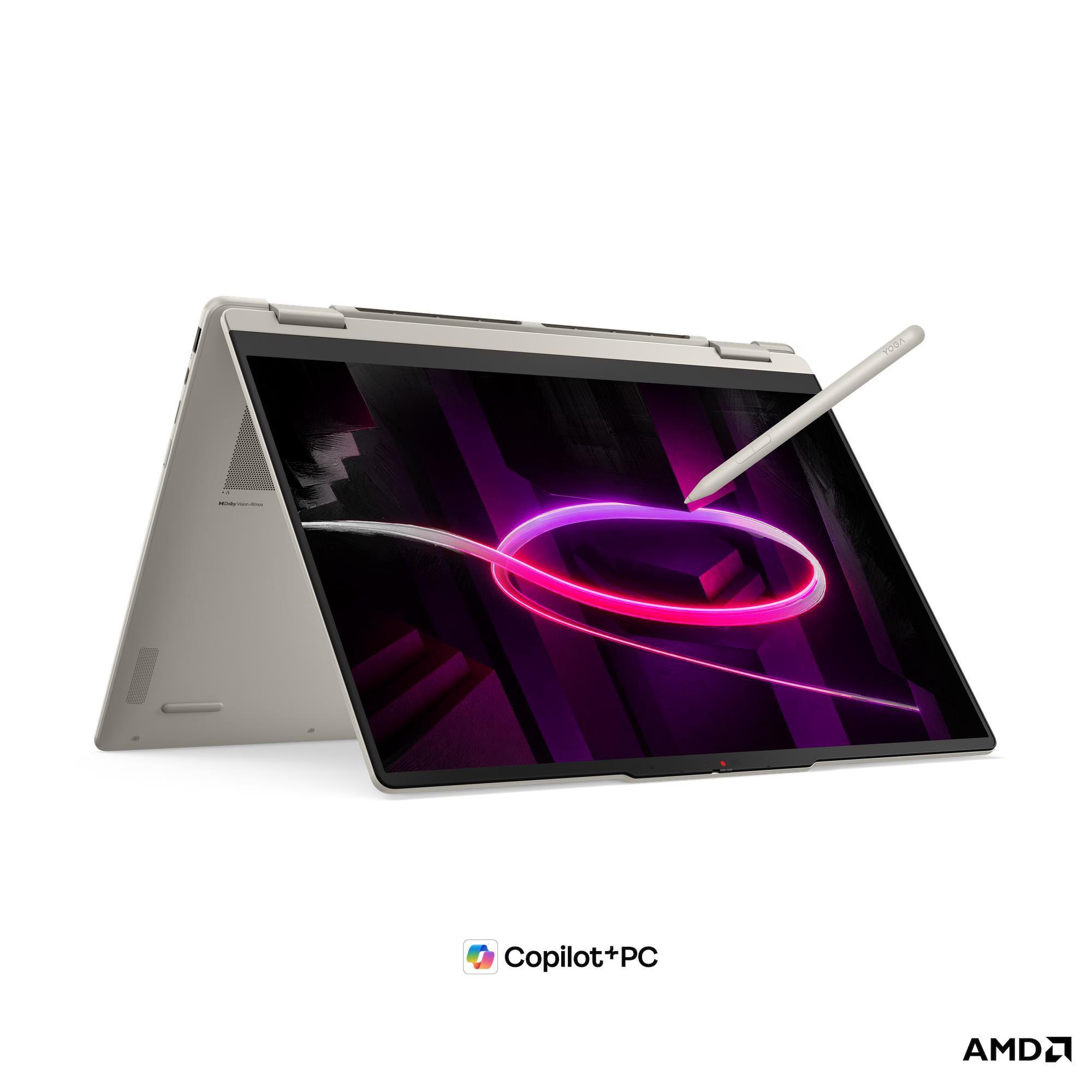 Lenovo Yoga 7 2-in-1 16AGP11, Seashell, 16 Zoll, WQXGA+, OLED, AMD Ryzen AI 7 445, 16 GB, 512 GB - Bild 1