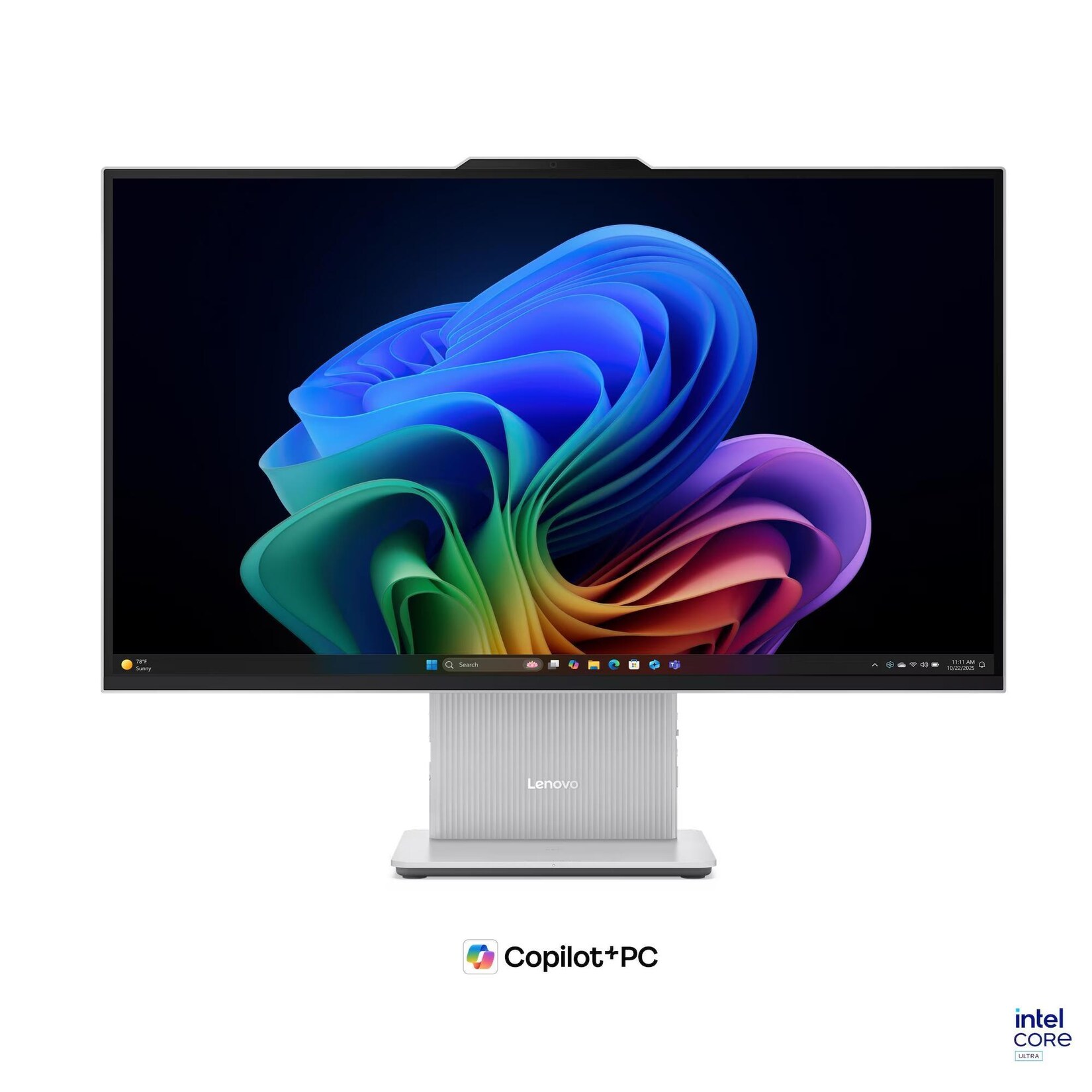 Lenovo IdeaCentre 27IPH11, Cloud Grey, 27 Zoll, QHD, IPS, Intel Core Ultra 5 325, 16 GB, 512 GB All-in-One PC (F0JJ001VGE)