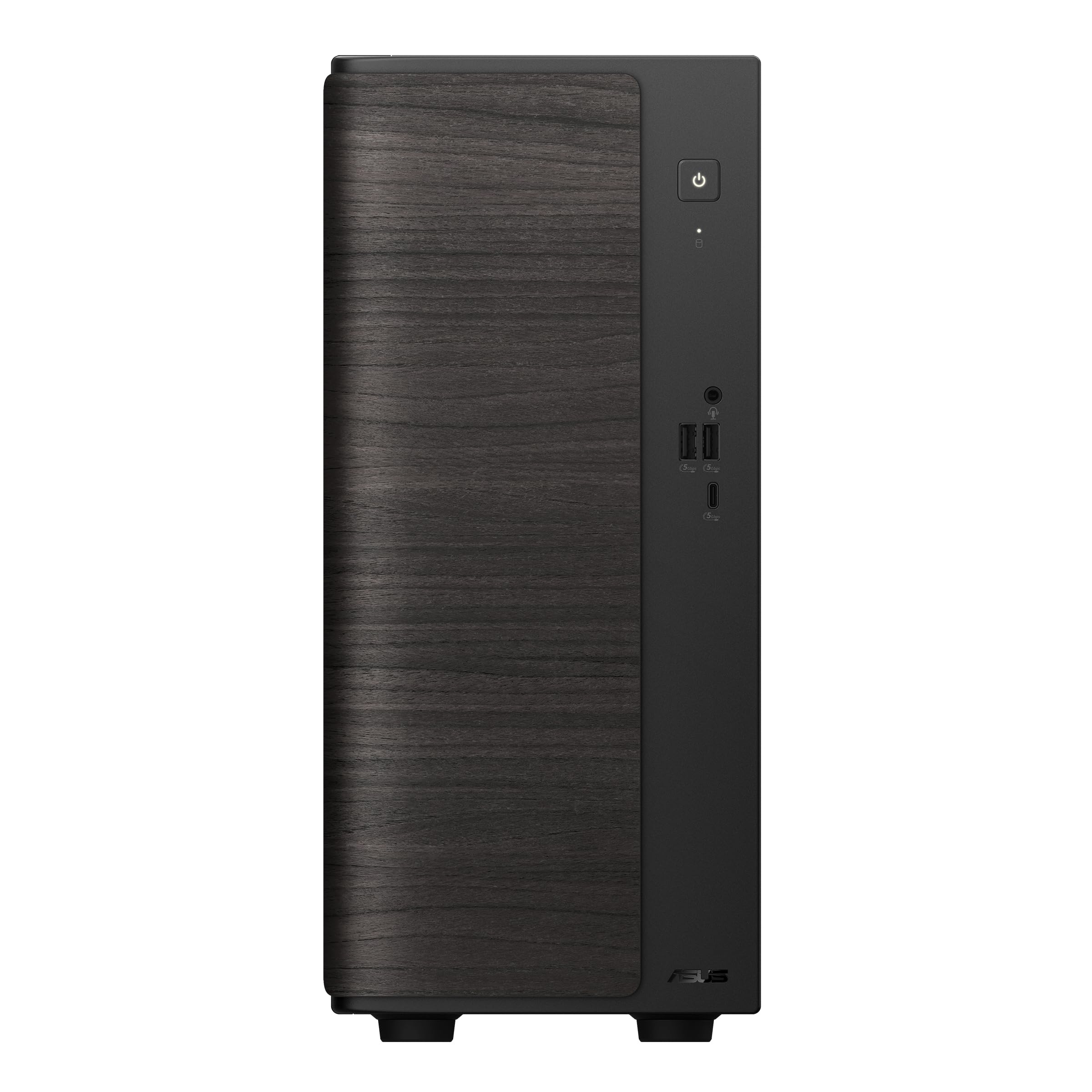 ASUS V500 Mini Tower V501MV-05210H052W, Black, Dark Wood, Intel Core 5 210H, 8 GB, 512 GB, Intel UHD Mini-PC (90PF05R3-M018T0) - Bild 1