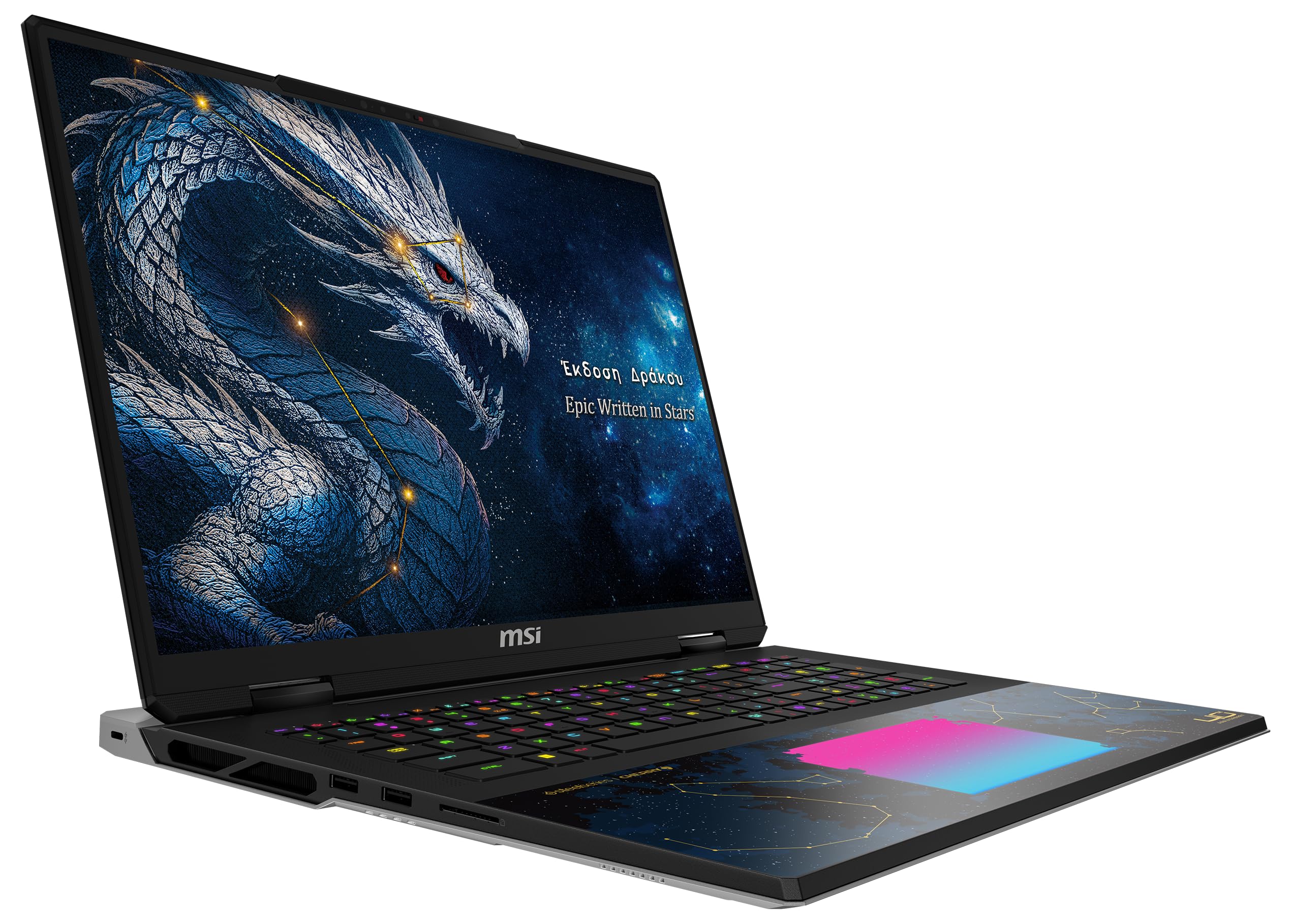 MSI Gaming-Notebook Titan 18 HX Dragon Edition Draco Epic A2WJ-1218, 18 Zoll, UHD+, Intel Ultra 9 290HX Plus, 96GB, 2TB - Bild 1