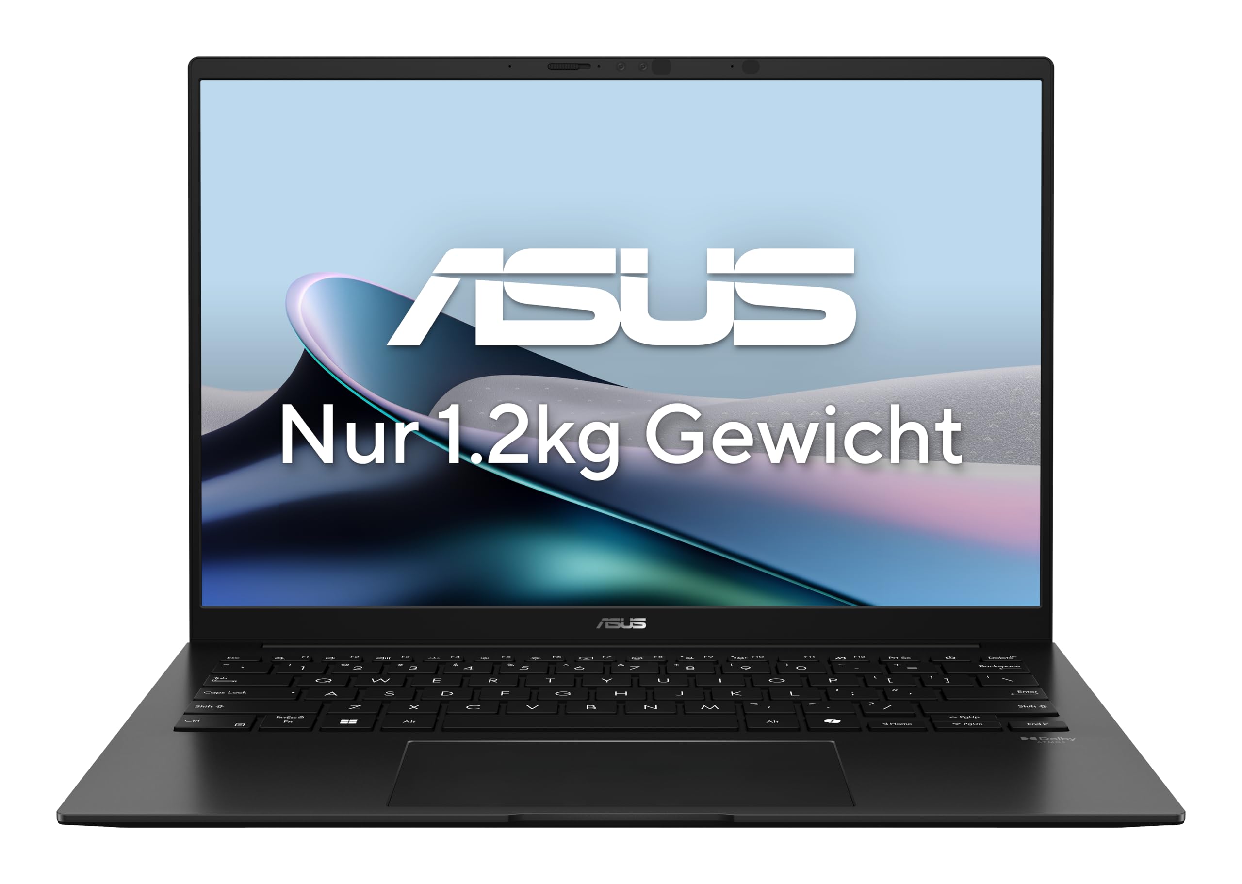 ASUS Zenbook 14 OLED UM3406GA-QD030W, 14 Zoll, WUXGA, AMD Ryzen AI 7 445, 32GB, 1 TB SSD, AMD Radeon 840M (Jade Black, 60 Hz, DisplayHDR True Black 600) - Bild 1