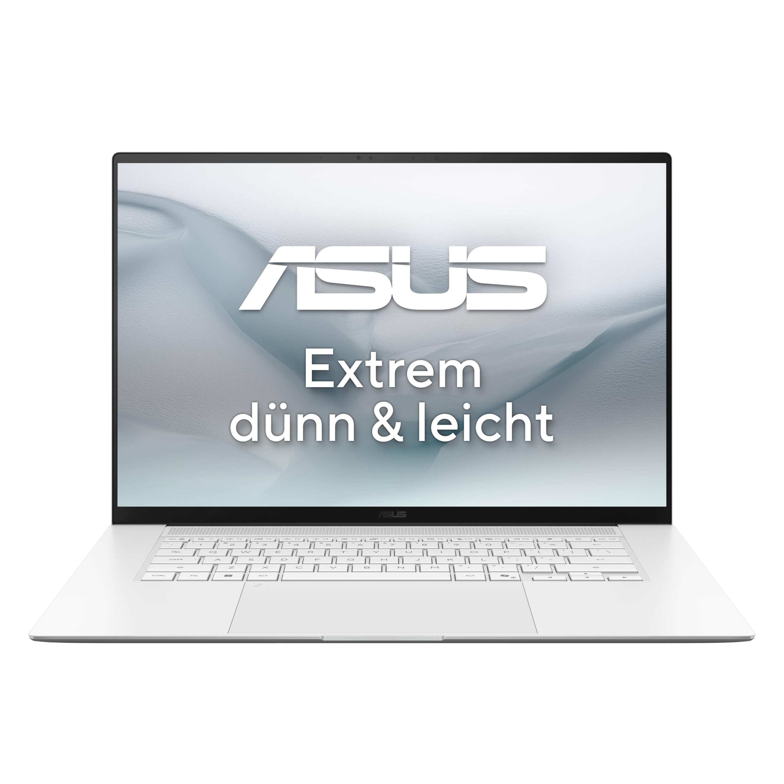 ASUS Zenbook S16, 16 Zoll, Touch, 3K, OLED, AMD Ryzen AI 9 465, 32 GB, 1 TB SSD, AMD Radeon 880M (UM5606GA-SR334W, Scandinavian White, 120 Hz, 0,2 ms) - Bild 1