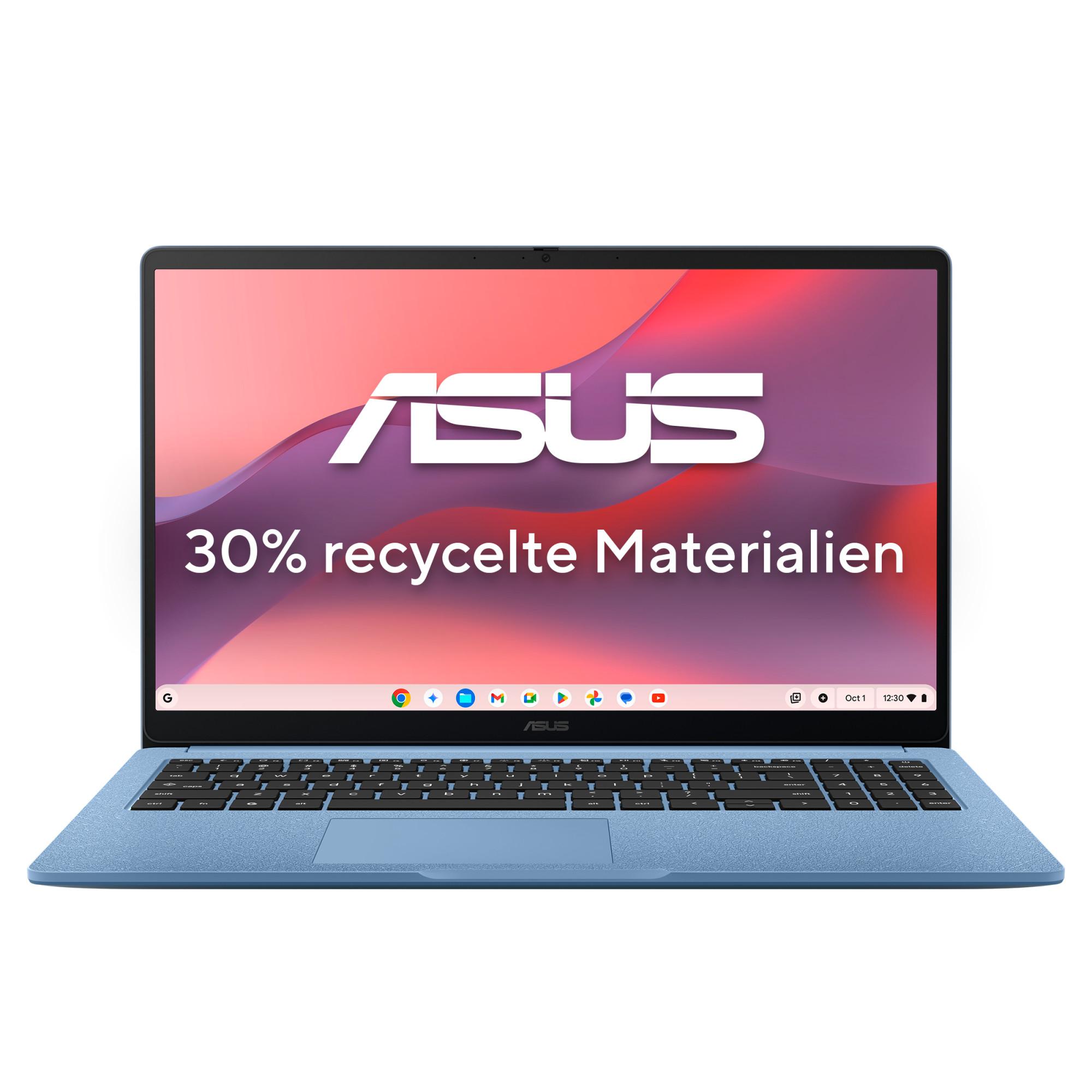 ASUS Chromebook CM15 CM1505CM4A-S70030, Fabric Blue, 15,6 Zoll, FHD, MediaTek Kompanio 540, 4 GB, 128 GB Notebook (90CB0AF1-M002E0) - Bild 1