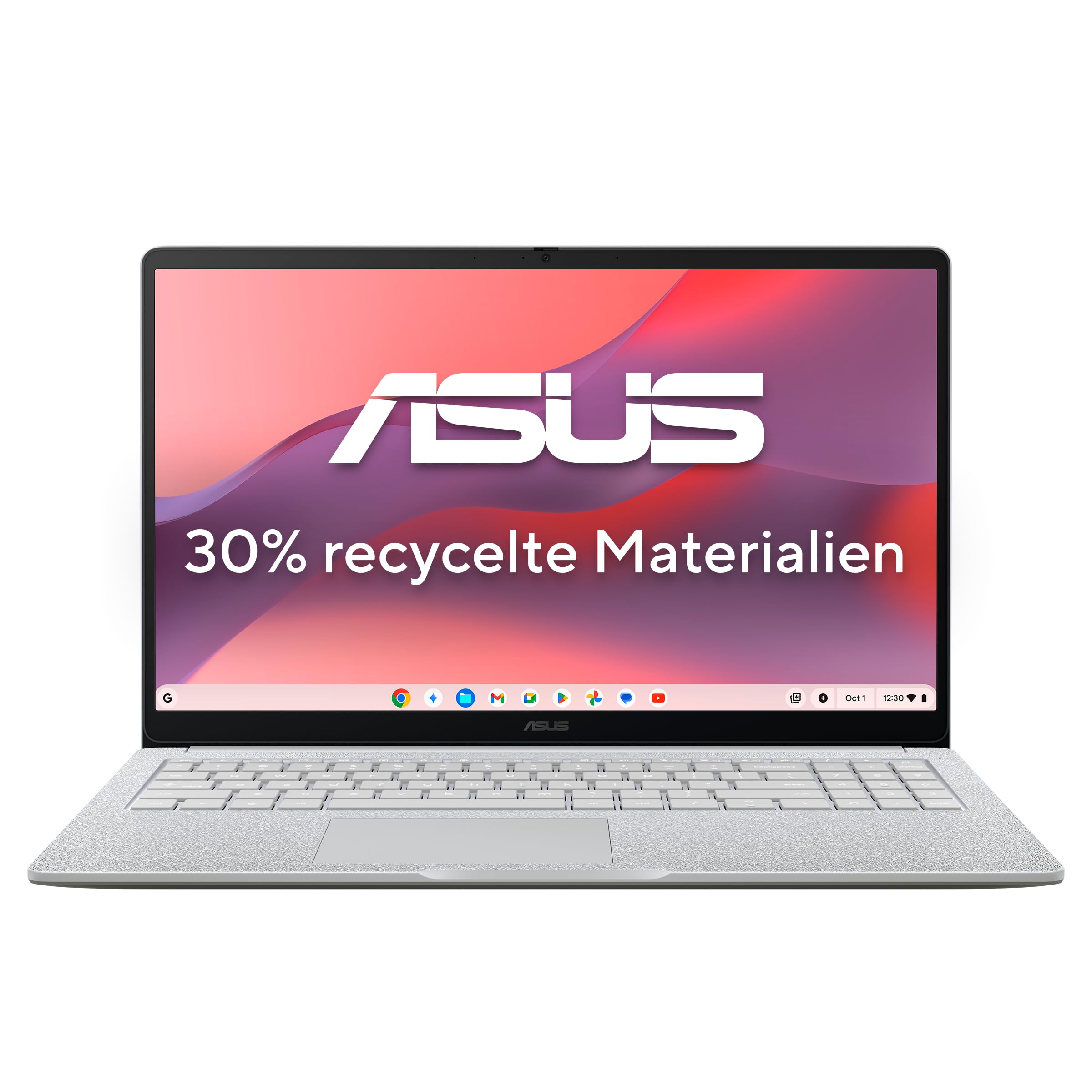 ASUS Chromebook CM15 CM1505CM4A-S70031, Pure Grey, 15,6 Zoll, FHD, MediaTek Kompanio 540, 4 GB, 128 GB Notebook (90CB0AF2-M00420) - Bild 1