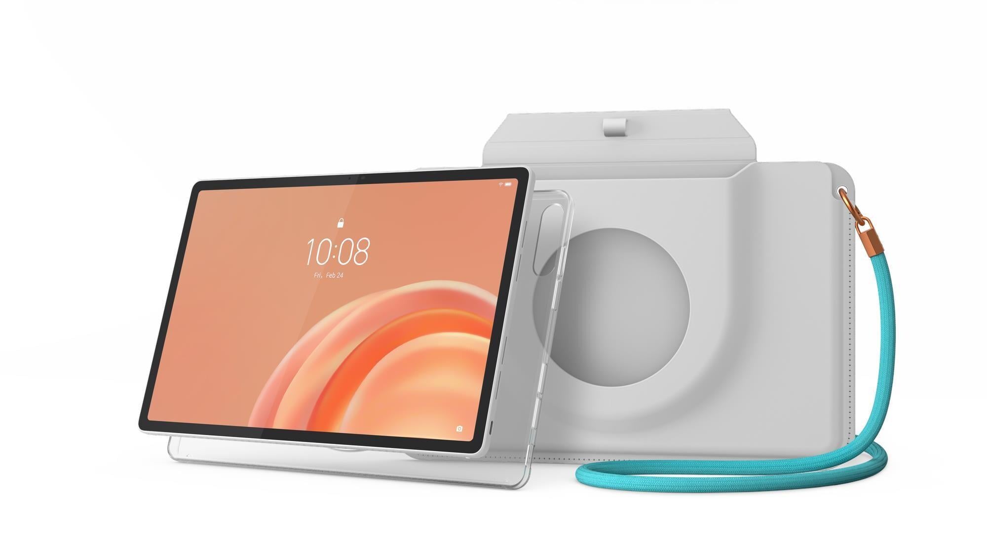 Lenovo Tab Plus Gen 2 + H&uuml;lle, Celestial White, 12,1 Zoll, 2.5K, IPS, MediaTek Dimensity 7400, 8GB, 128GB (ZAHT0010SE, 120 Hz, Android 16) - Bild 1