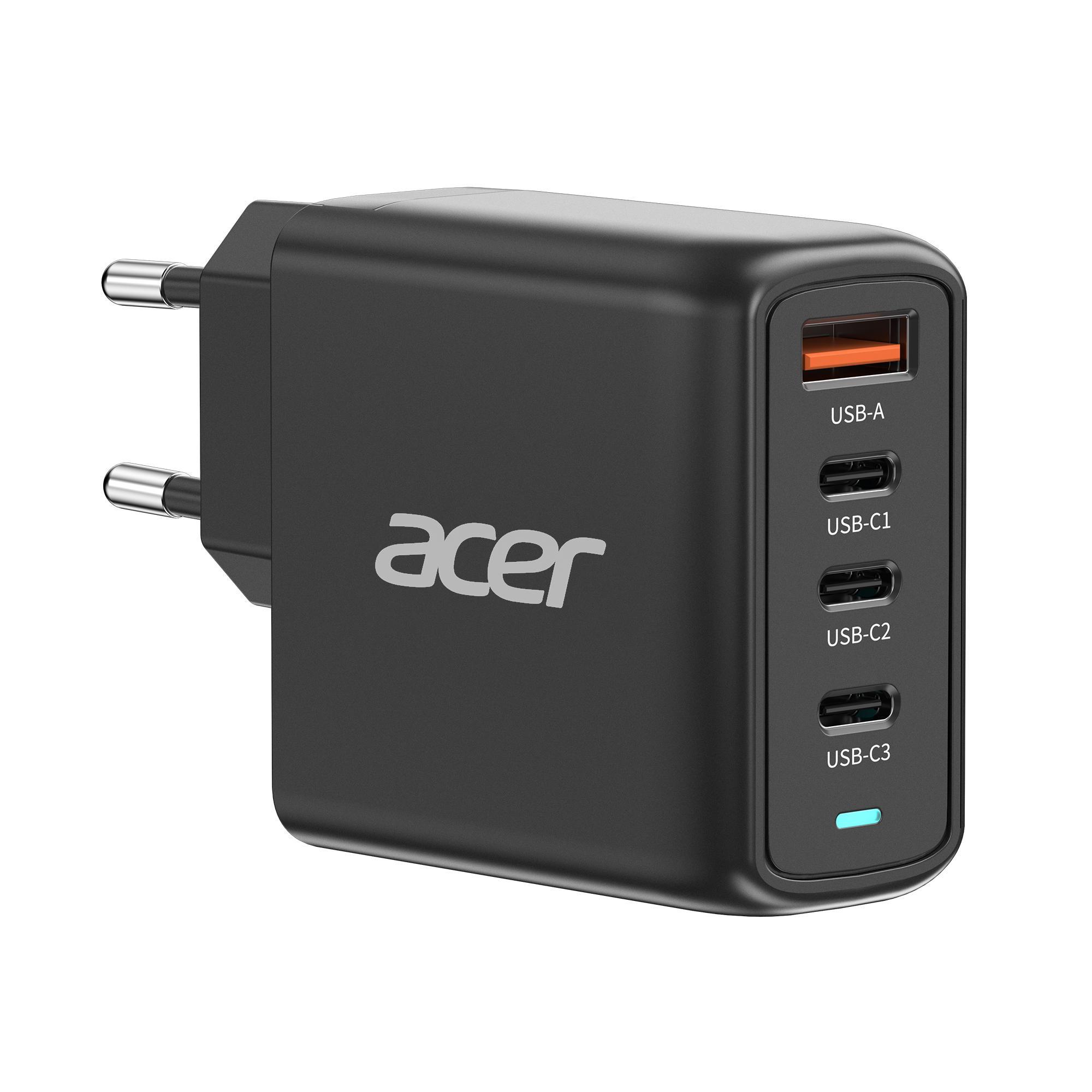 ACER 100W GaN Charger mit 4 Anschl&uuml;ssen und einem 2m langen 100W USB-C Ladekabel - Bild 1