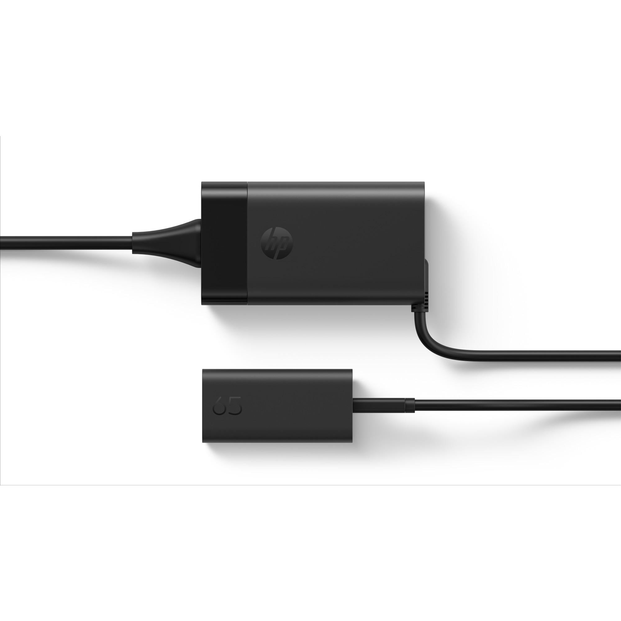 HP 65 W GaN-Wandladeger&auml;t (C90MRAA, f&uuml;r Laptops, Smartphones und Tablets, inkl. 2m USB-C-Kabel) - Bild 1