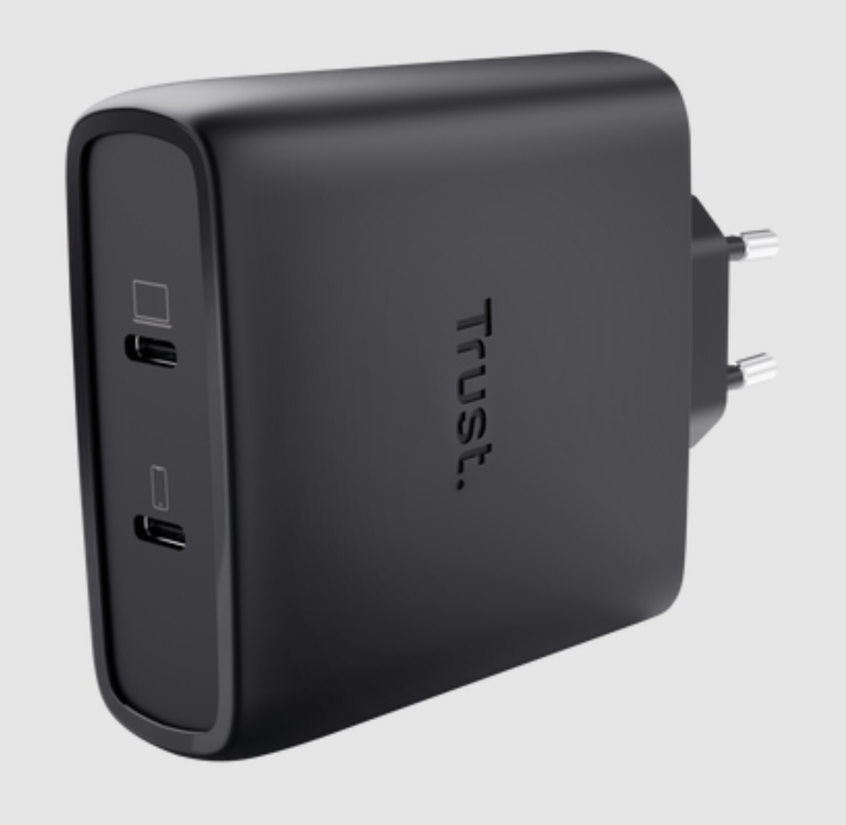 Trust Maxo USB Ladegerät 100 W Schwarz GaN