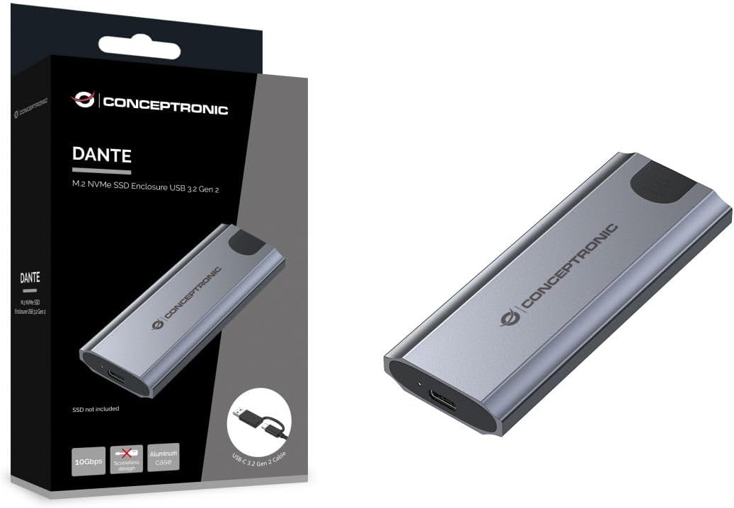 Conceptronic DANTE05G M.2 NVMe SSD-Geh&auml;use USB 3.2 Gen 2 - Bild 1