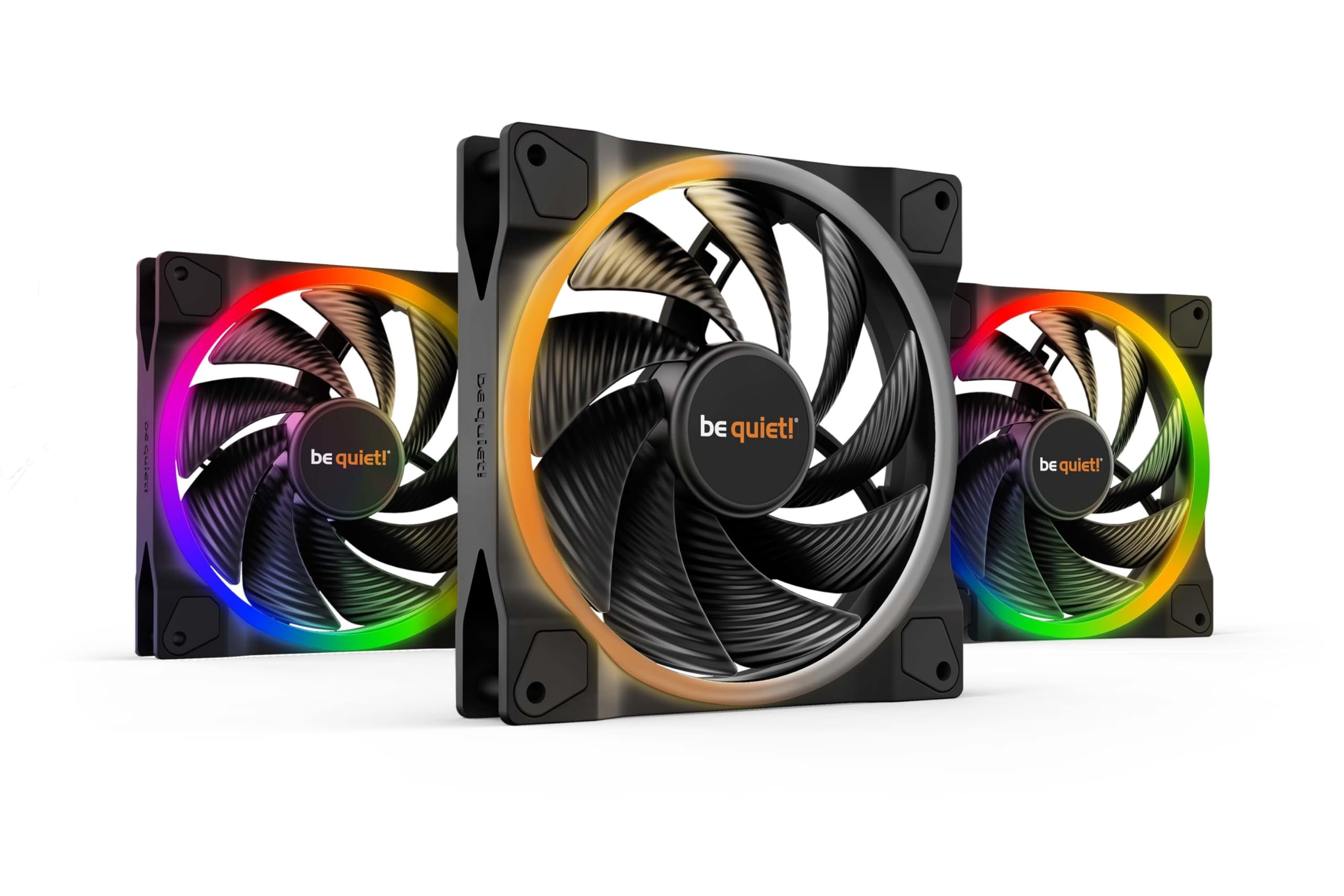 Be quiet! 140*140*25 Light Wings PWM high-speed (3x) Geh&auml;usel&uuml;fter - Bild 1