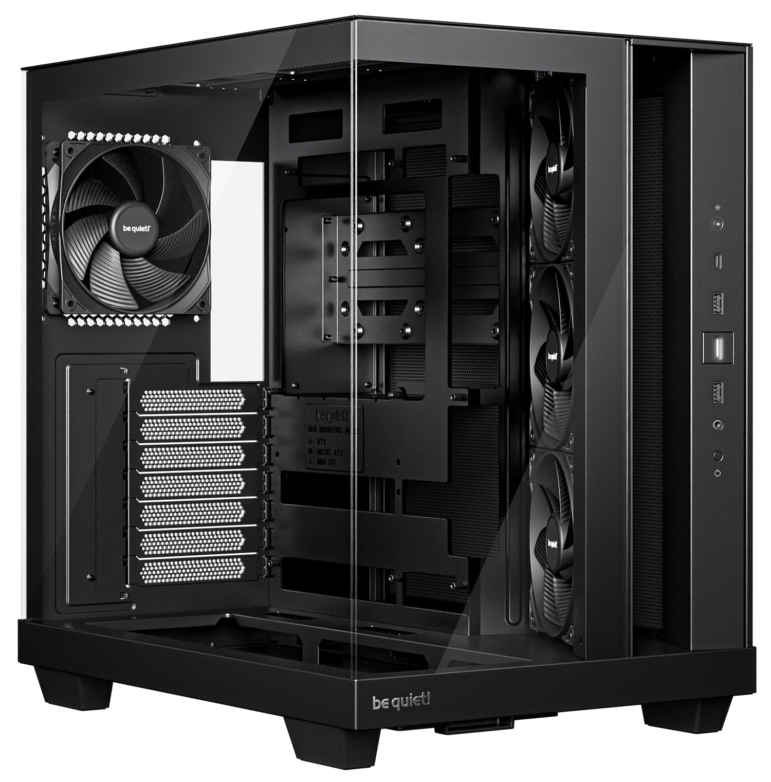 Be quiet! Geh Light Base 500 Black PC-Geh&auml;use - Bild 1
