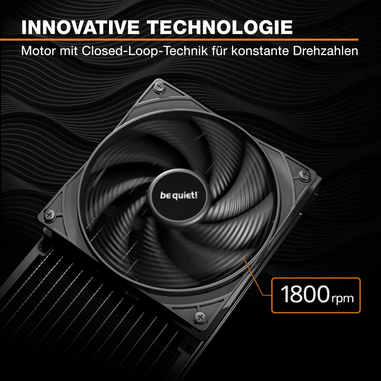 Be quiet! CPU-K&uuml;hler L&uuml;fter 140mm Pure Wings 3 PWM high-speed 3er - Bild 1
