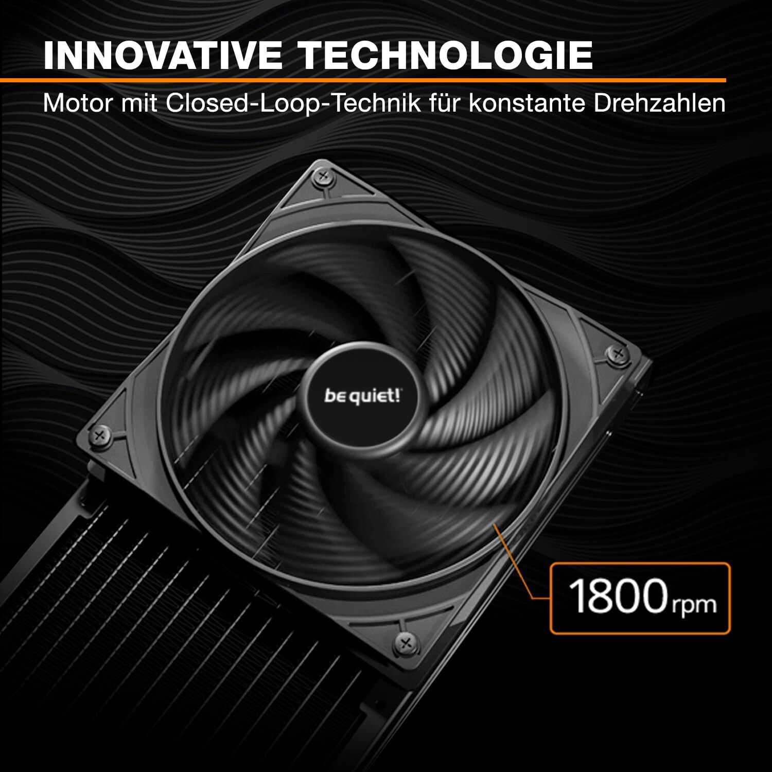 Be quiet! CPU-Kühler Lüfter 140mm Pure Wings 3 PWM high-speed 3er