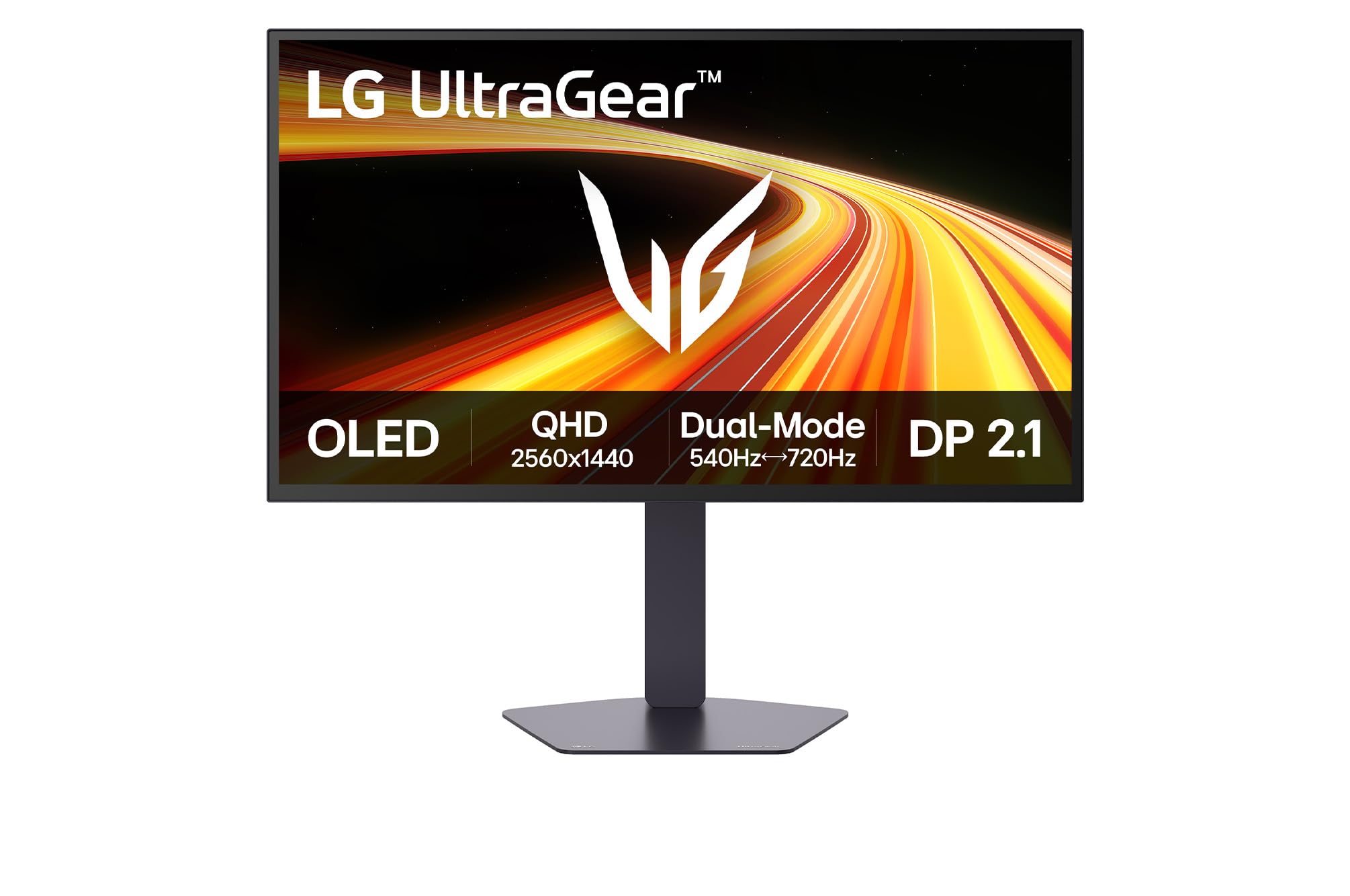 LG UltraGear 27GX790B-B.AEU, Schwarz, 27 Zoll, QHD, 540 Hz, 0,02 ms Gaming-Monitor (OLED, HDR 10, 2 x HDMI 2.1, 1 x DisplayPort 2.1, h&ouml;henverstellbar, AMD FreeSync Premium Pro) - Bild 1