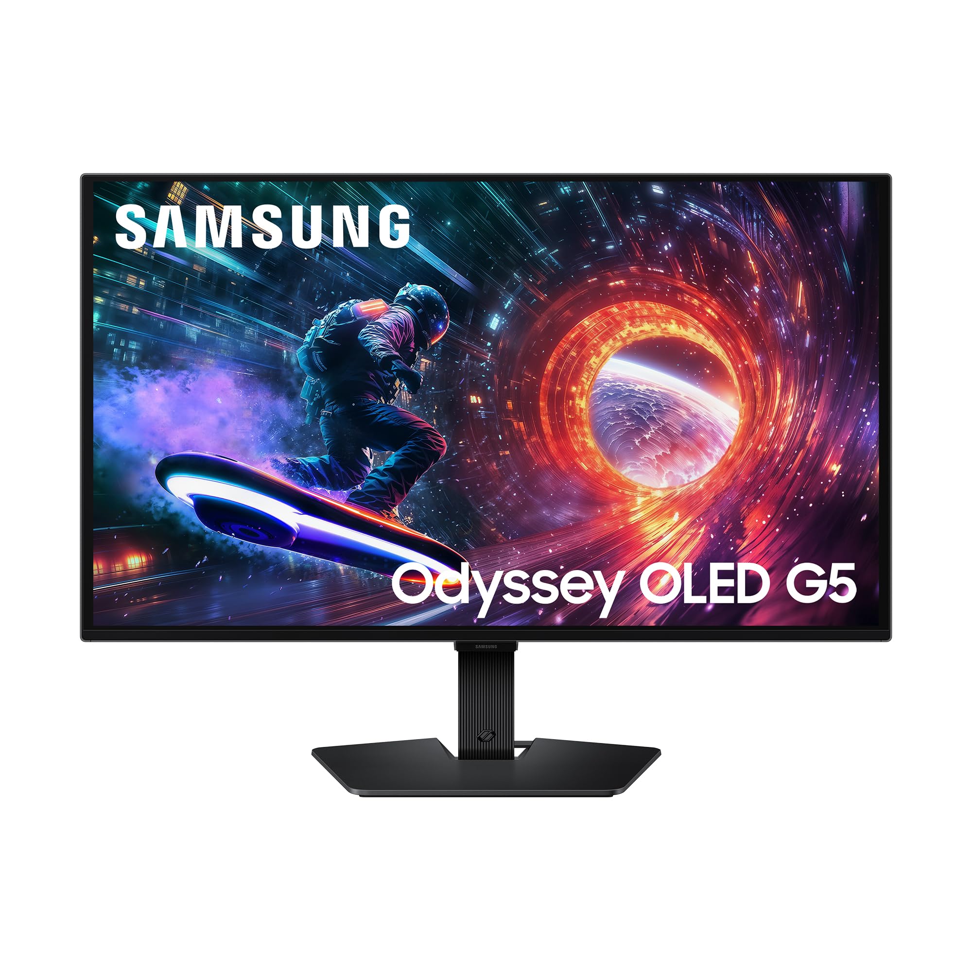 Samsung Gaming-Monitor Odyssey OLED G5 G50SF, Schwarz, 27 Zoll, QHD, 180 Hz, 0,03 ms (OLED, HDR10, 1x HDMI, 1x DisplayPort, neigbar, AMD FreeSync, LS27FG506SU) - Bild 1