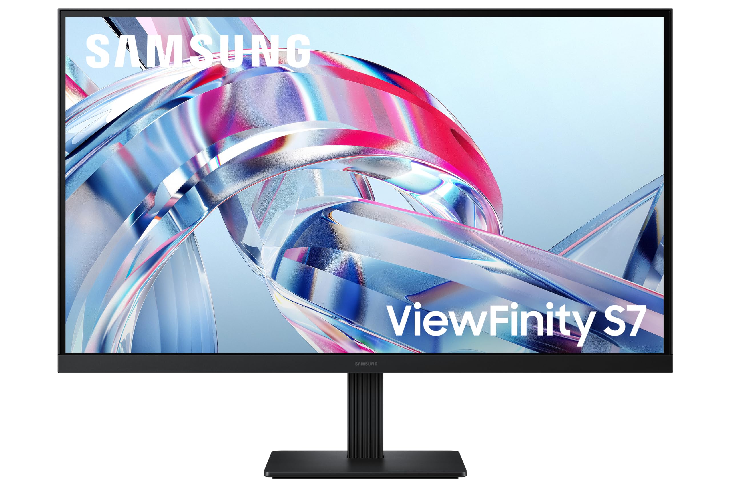 Samsung Monitor ViewFinity S7 S70H, Schwarz, 27 Zoll, 4K-UHD, 60 Hz, 5 ms (IPS, HDR10, 1x HDMI 2.0, 1x DisplayPort 1.2, neigbar, LS27H704EAUXEN) - Bild 1
