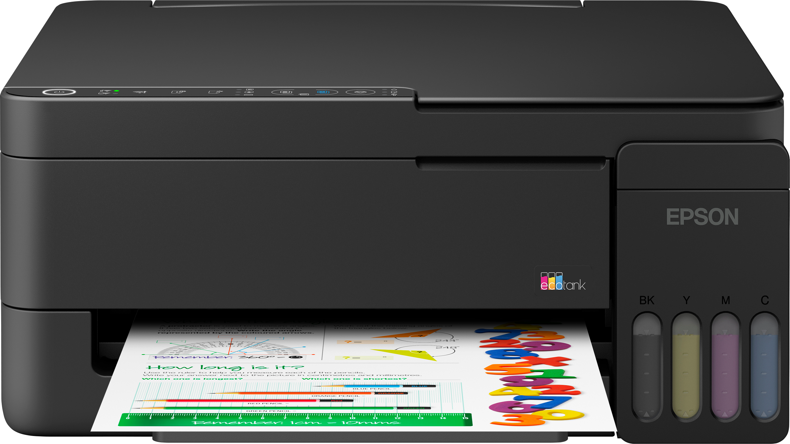Epson ECOTANK ET-2914, Schwarz Multifunktionsdrucker (Tintenstrahldrucker, 3-in1, Drucker, Scanner, Kopierer, WLAN, USB, AirPrint, Duplex, A4) - Bild 1