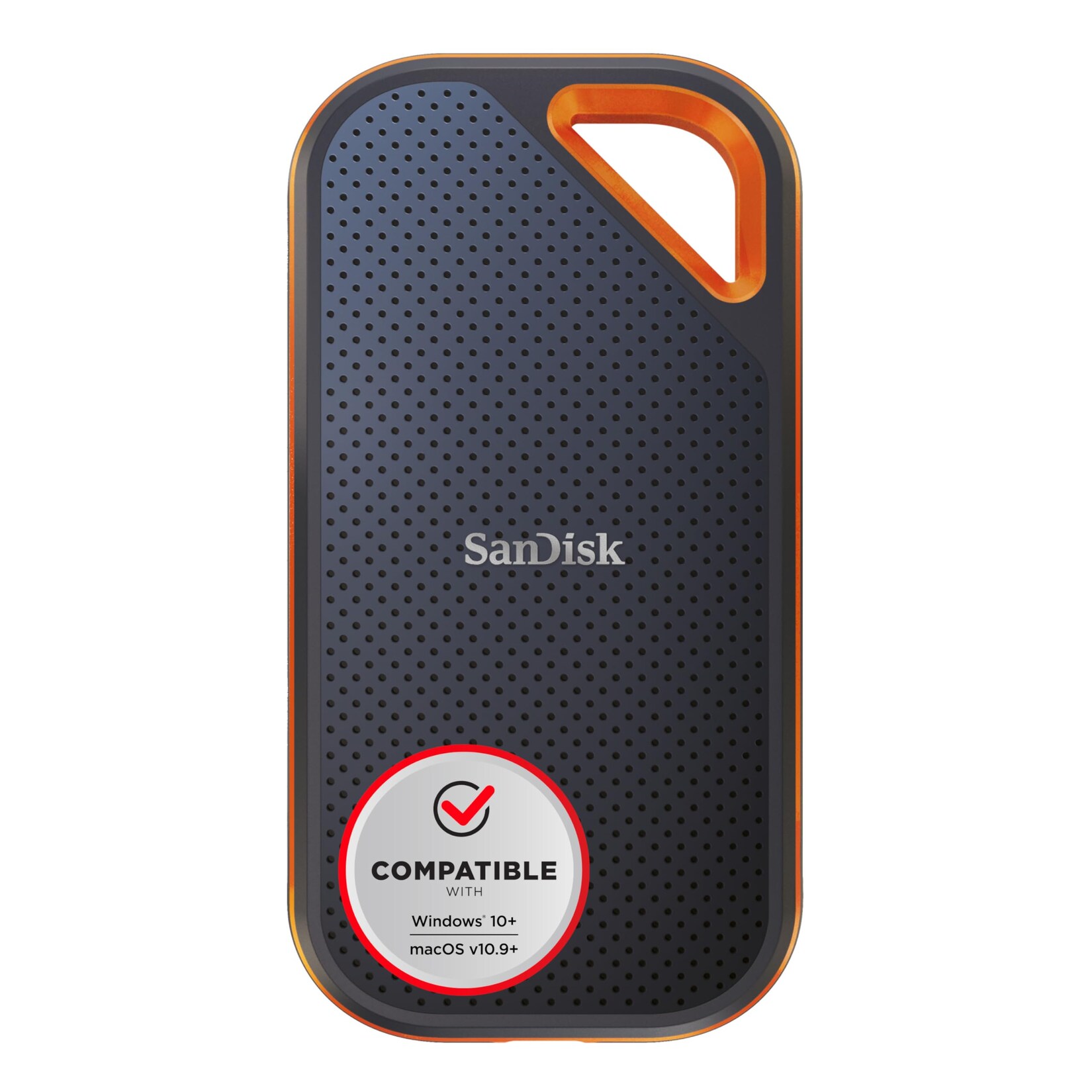 SanDisk Extreme PRO® Portable 2 TB SSD V2 (00186535) (Kompatibilität: USB 3.2 Gen 2x2 (20 Gbit/s), USB 3.0, USB 2.0)